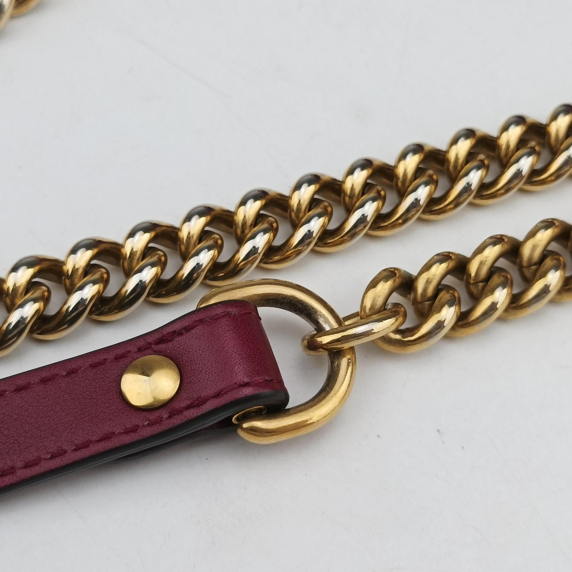 Pre-owned Gucci GG Marmont Rose velour 446744 shoulderbag | stylenewstar