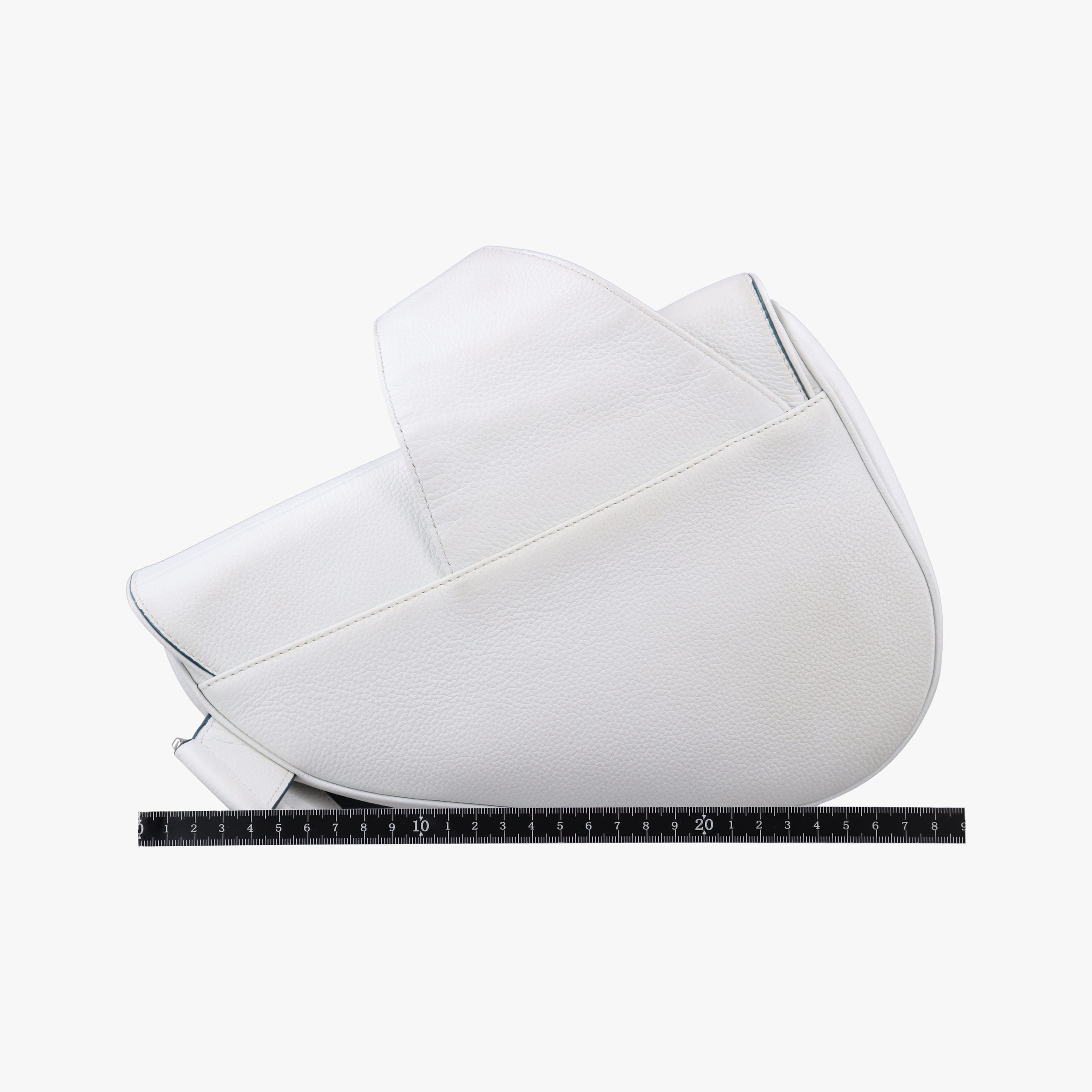 Pre-owned Christian Dior Saddle White×Red Leather  crossbodybag | stylenewstar