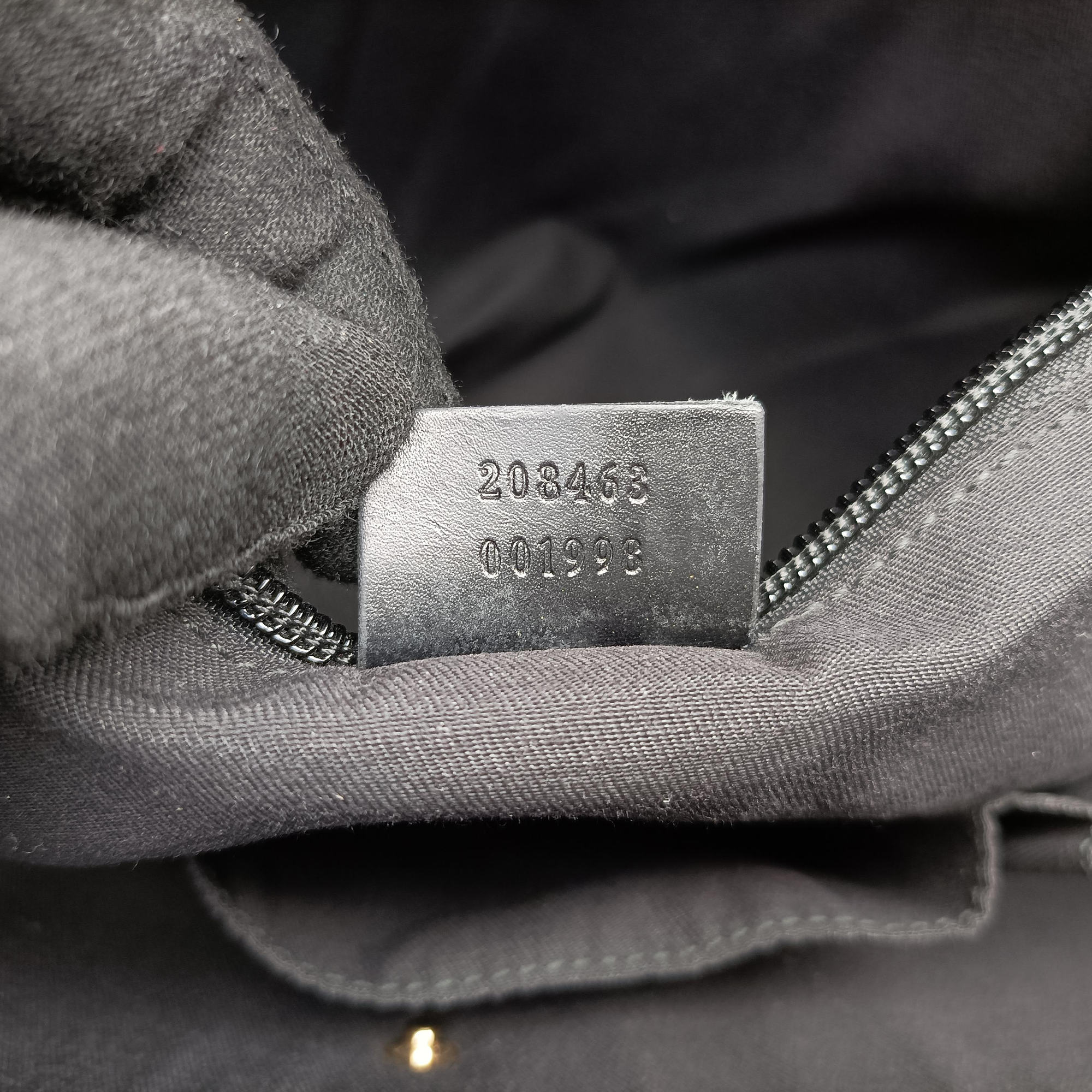 Vintage Gucci Diamante Black Leather 208463 shoulderbag | stylenewstar