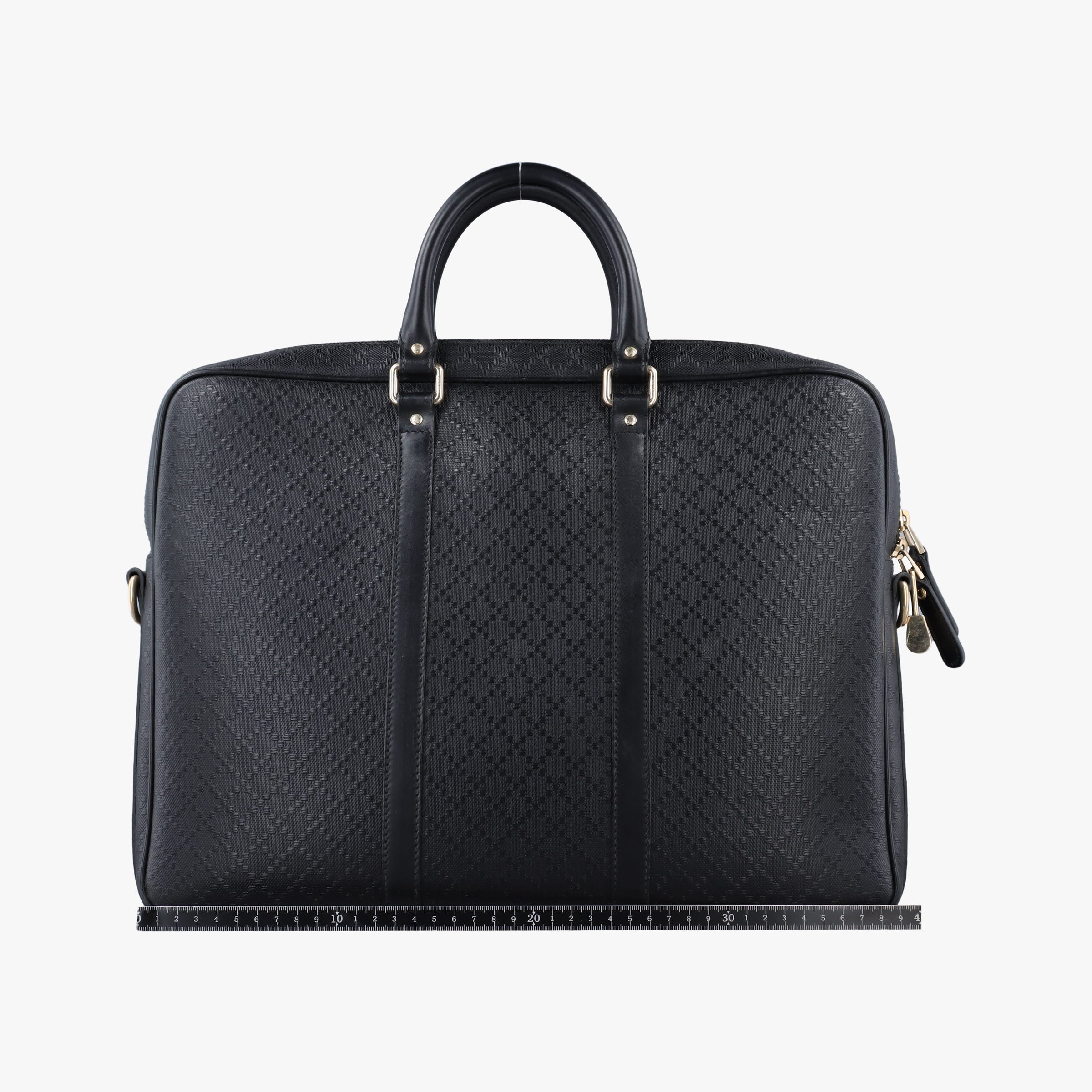 Vintage Gucci Diamante Black Leather 208463 shoulderbag | stylenewstar