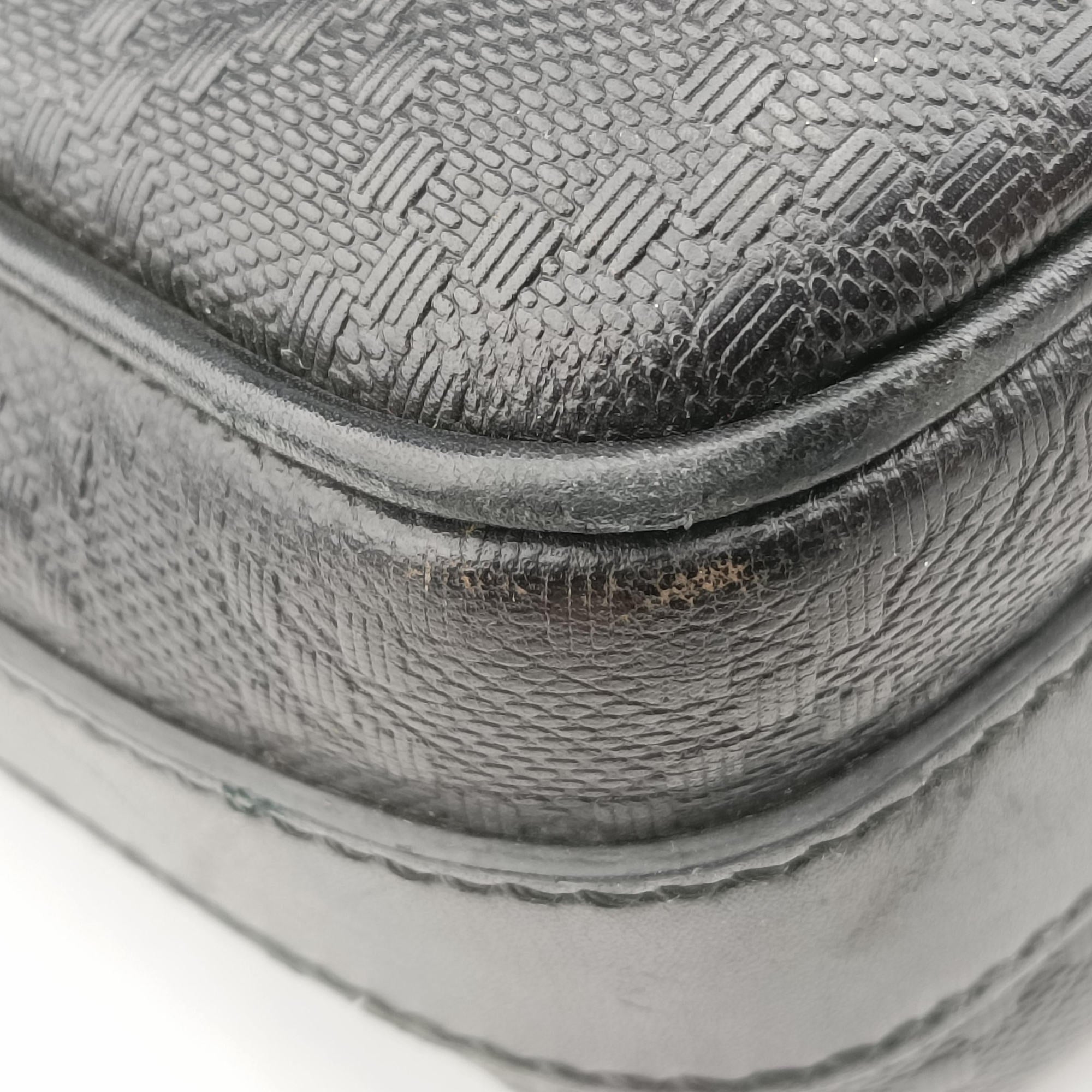 Vintage Gucci Diamante Black Leather 208463 shoulderbag | stylenewstar