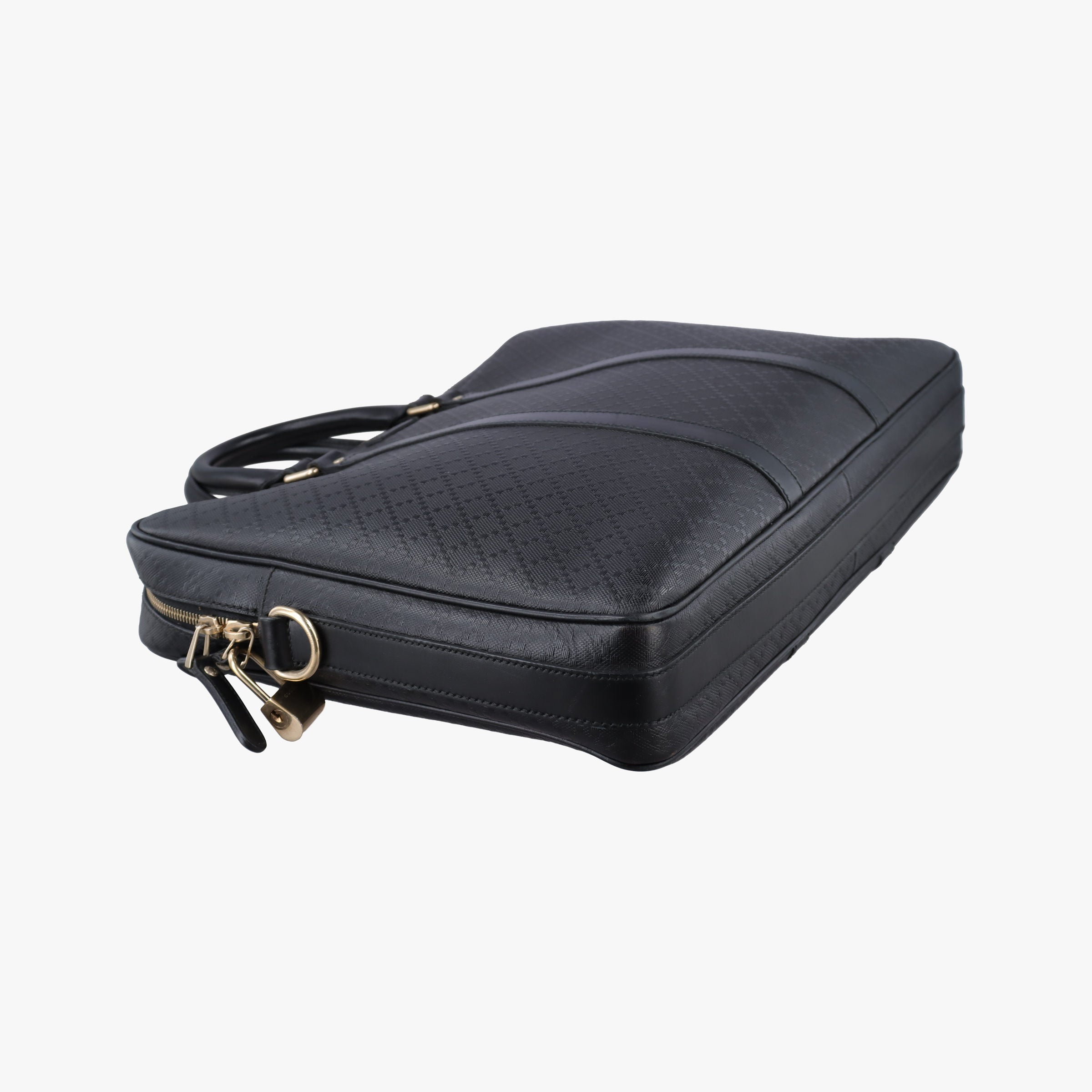 Vintage Gucci Diamante Black Leather 208463 shoulderbag | stylenewstar