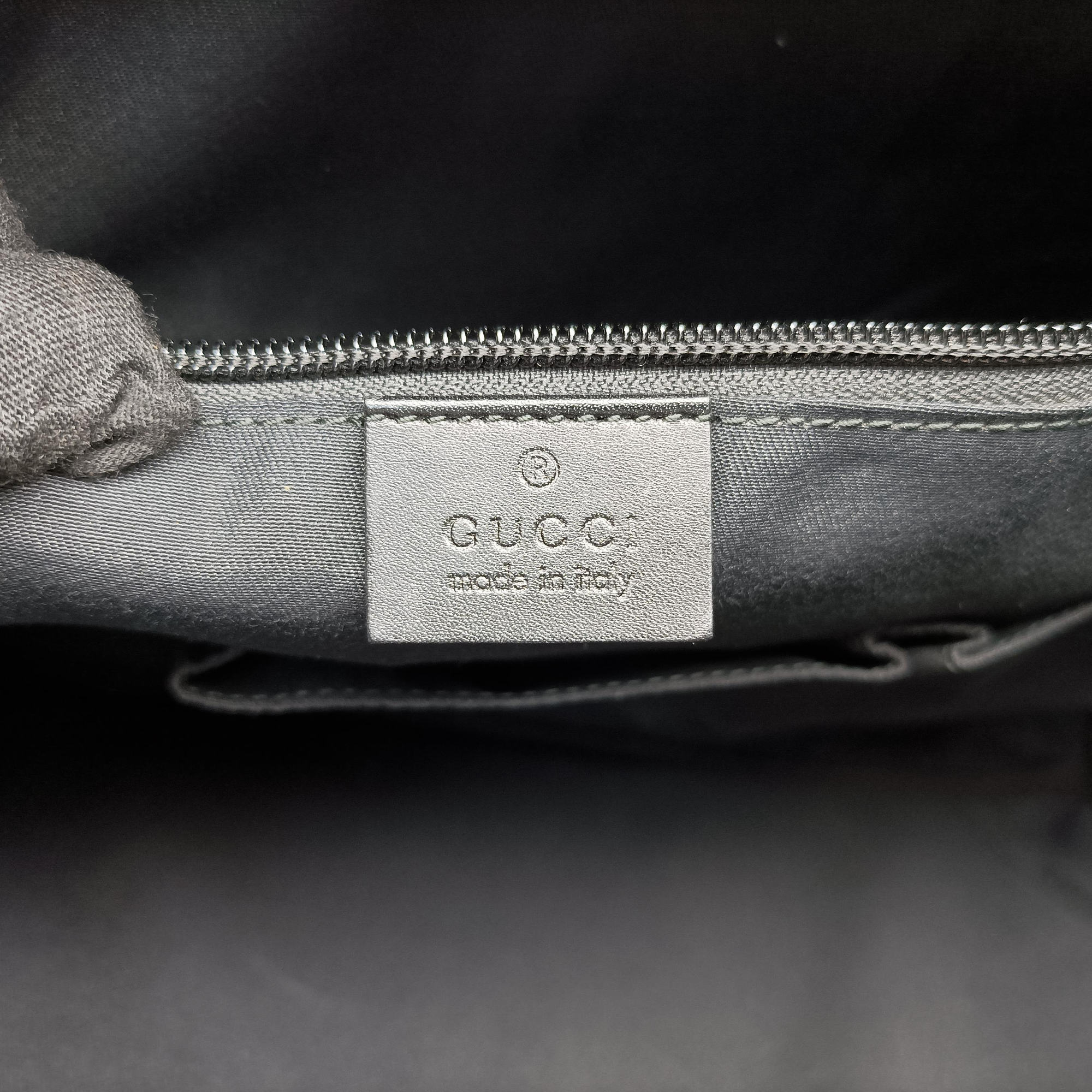 Vintage Gucci Diamante Black Leather 208463 shoulderbag | stylenewstar