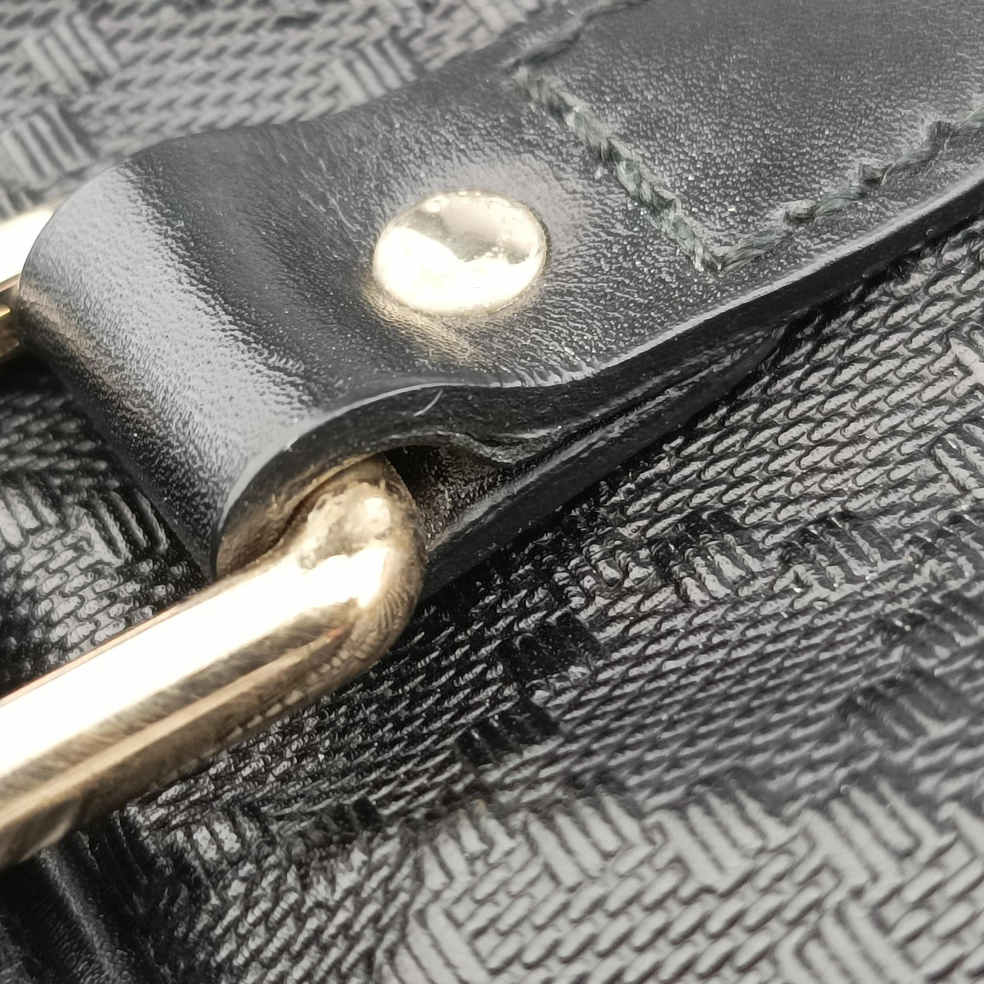Vintage Gucci Diamante Black Leather 208463 shoulderbag | stylenewstar