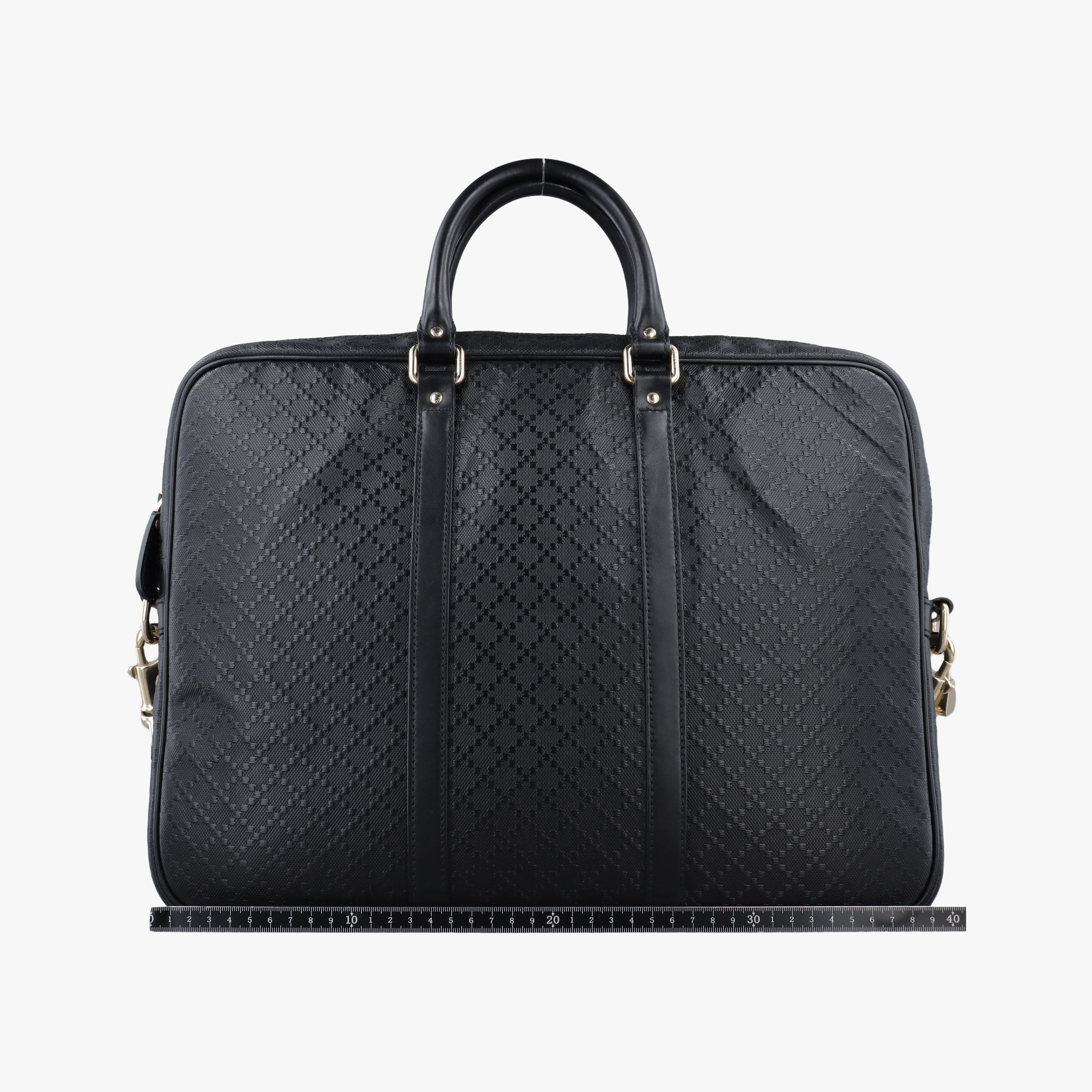 Vintage Gucci Diamante Black Leather 208463 shoulderbag | stylenewstar