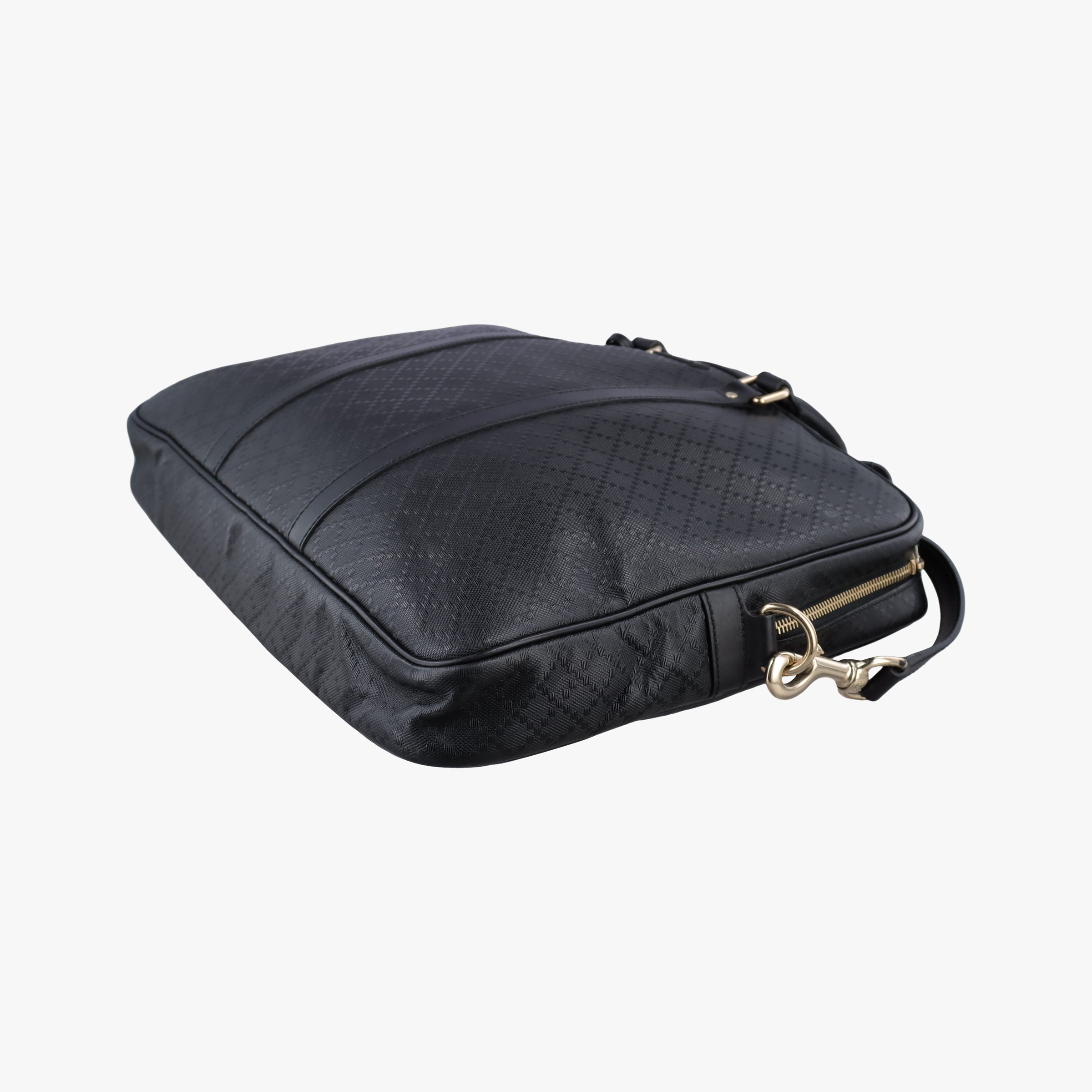Vintage Gucci Diamante Black Leather 208463 shoulderbag | stylenewstar