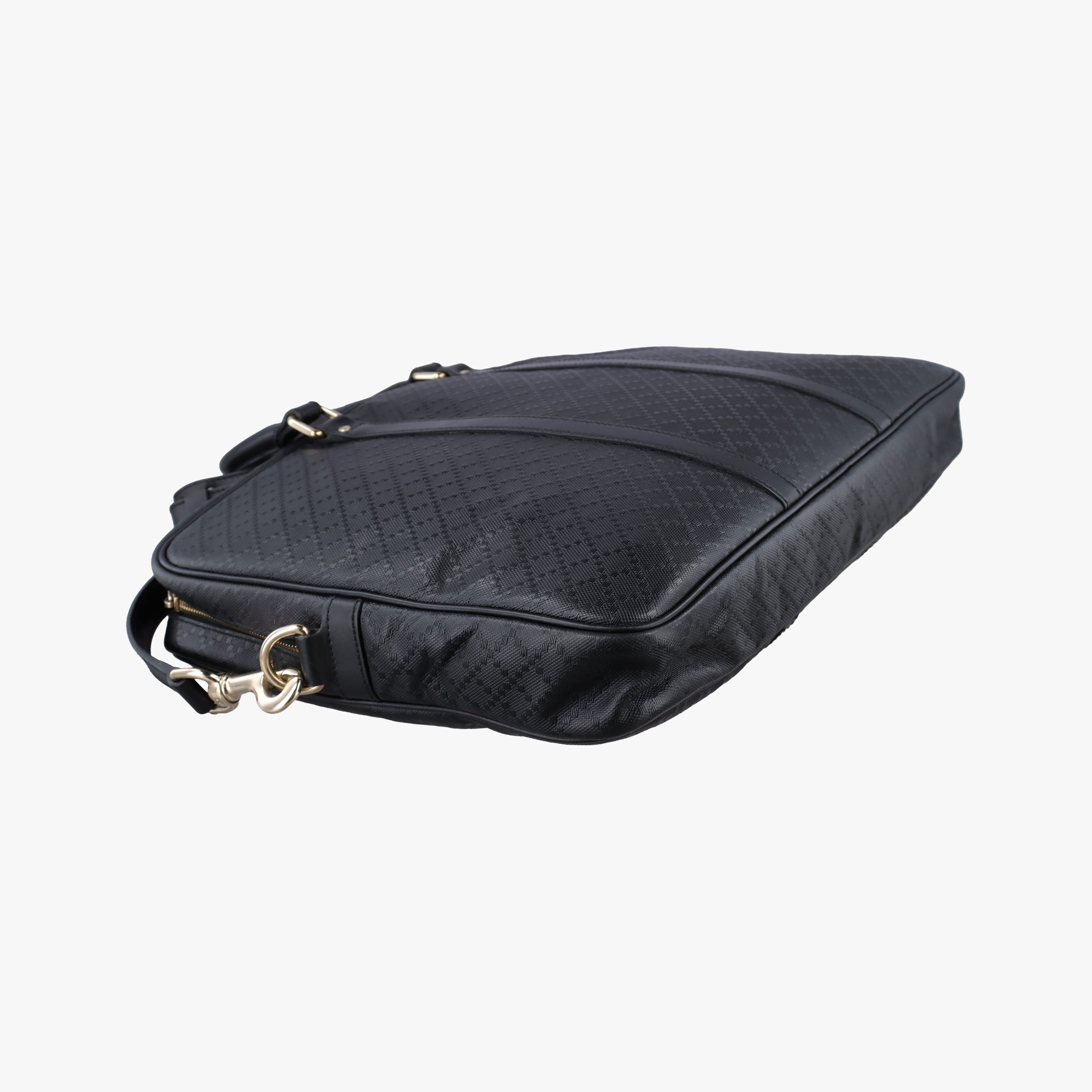 Vintage Gucci Diamante Black Leather 208463 shoulderbag | stylenewstar