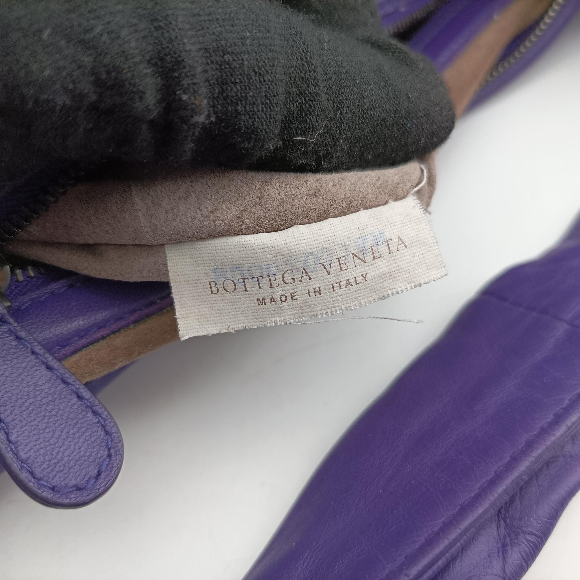 Pre-owned Bottega Veneta Intrecciato Purple lambskin  handbag | stylenewstar