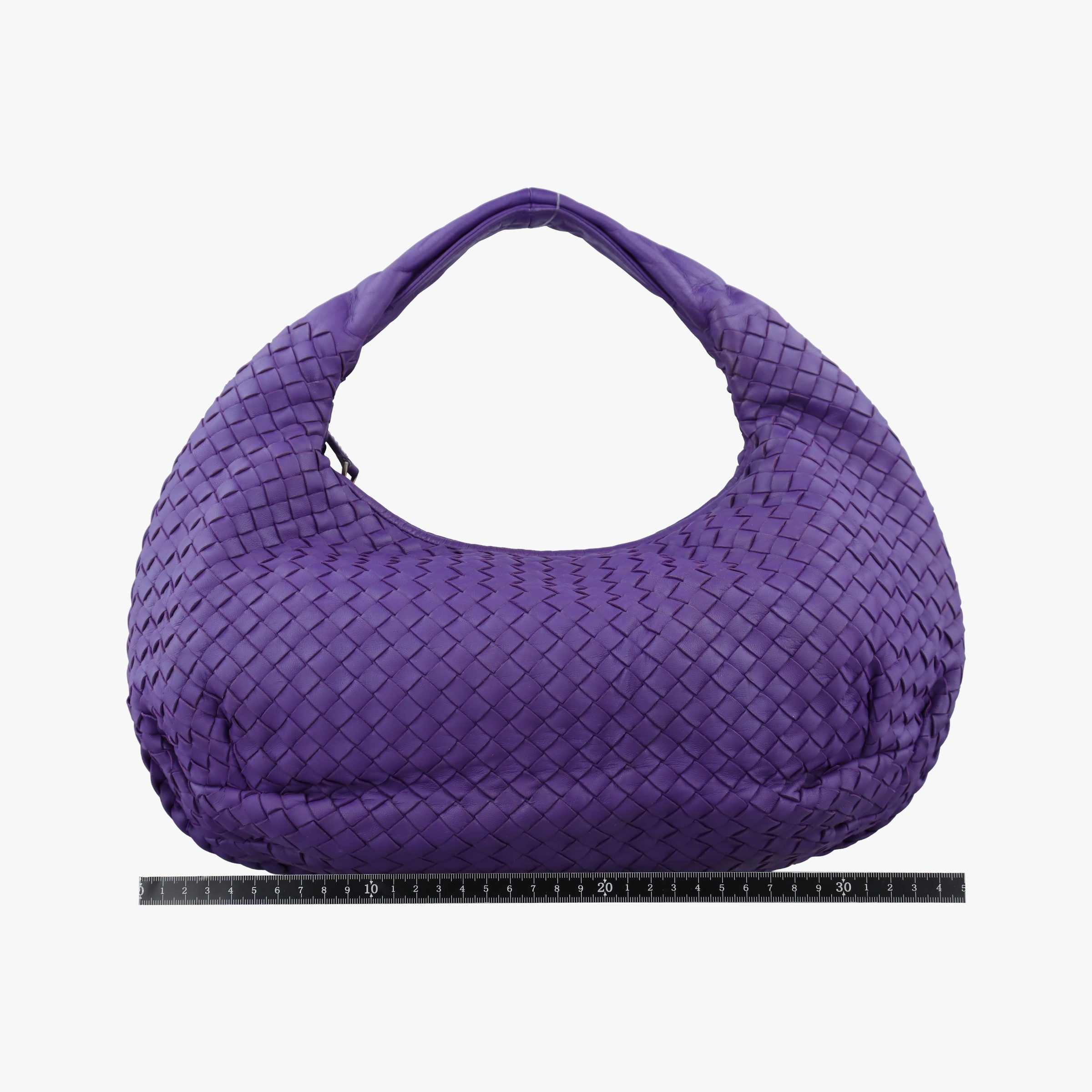Pre-owned Bottega Veneta Intrecciato Purple lambskin  handbag | stylenewstar