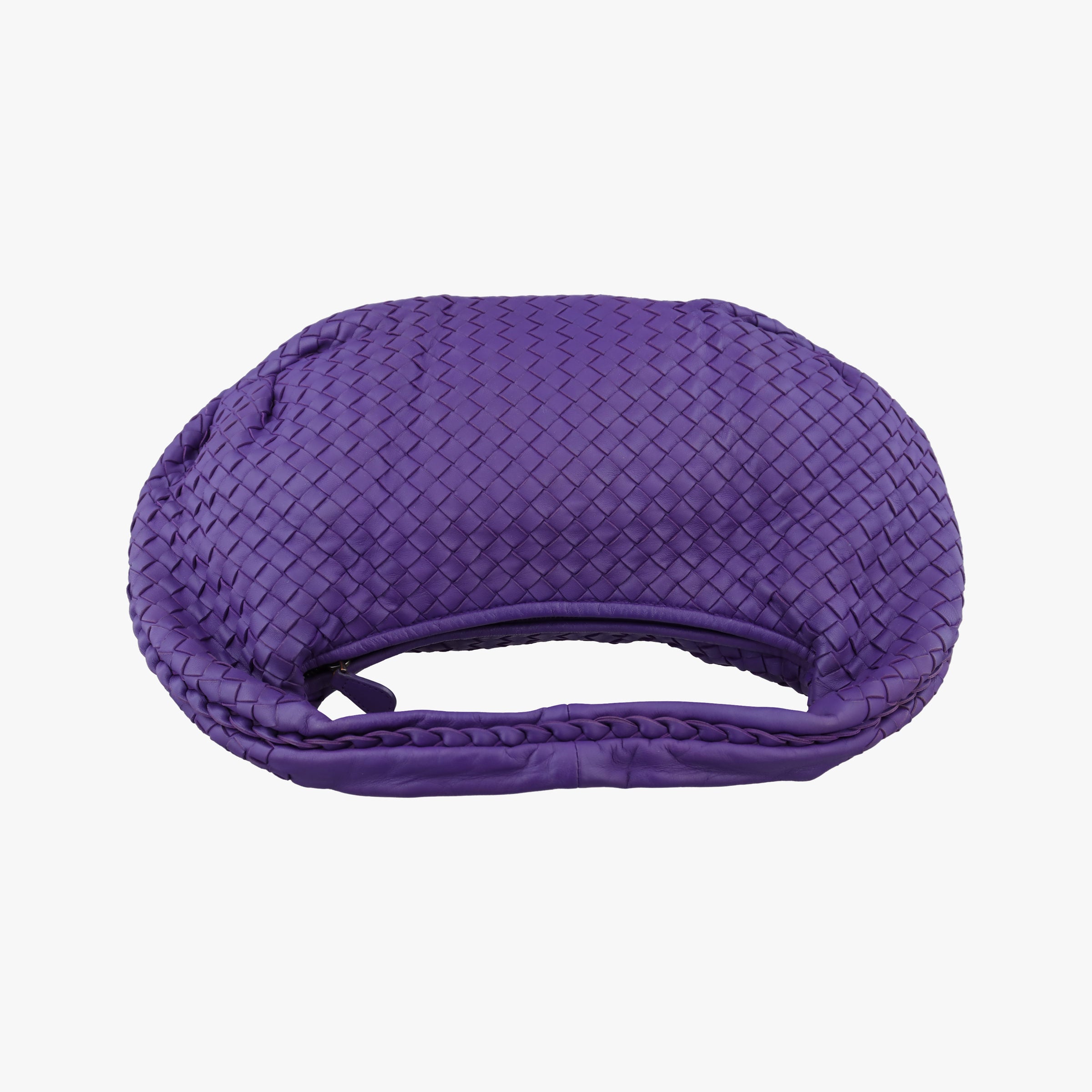 Pre-owned Bottega Veneta Intrecciato Purple lambskin  handbag | stylenewstar