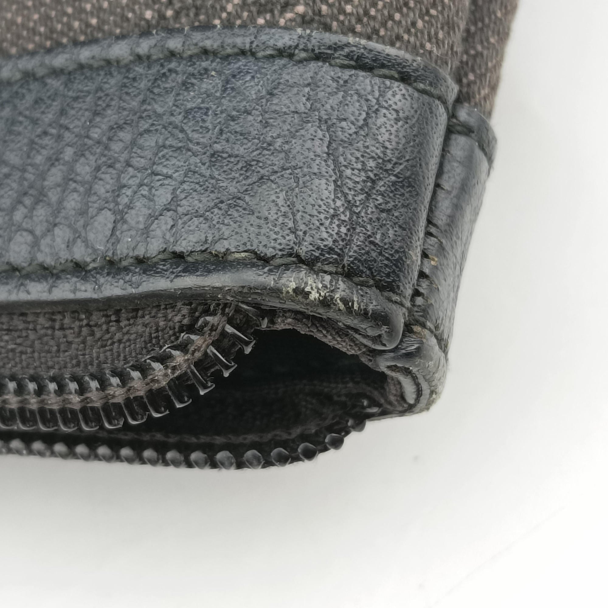Pre-owned Gucci Abbey Black×Brown canvas×Leather 268640 handbag | stylenewstar
