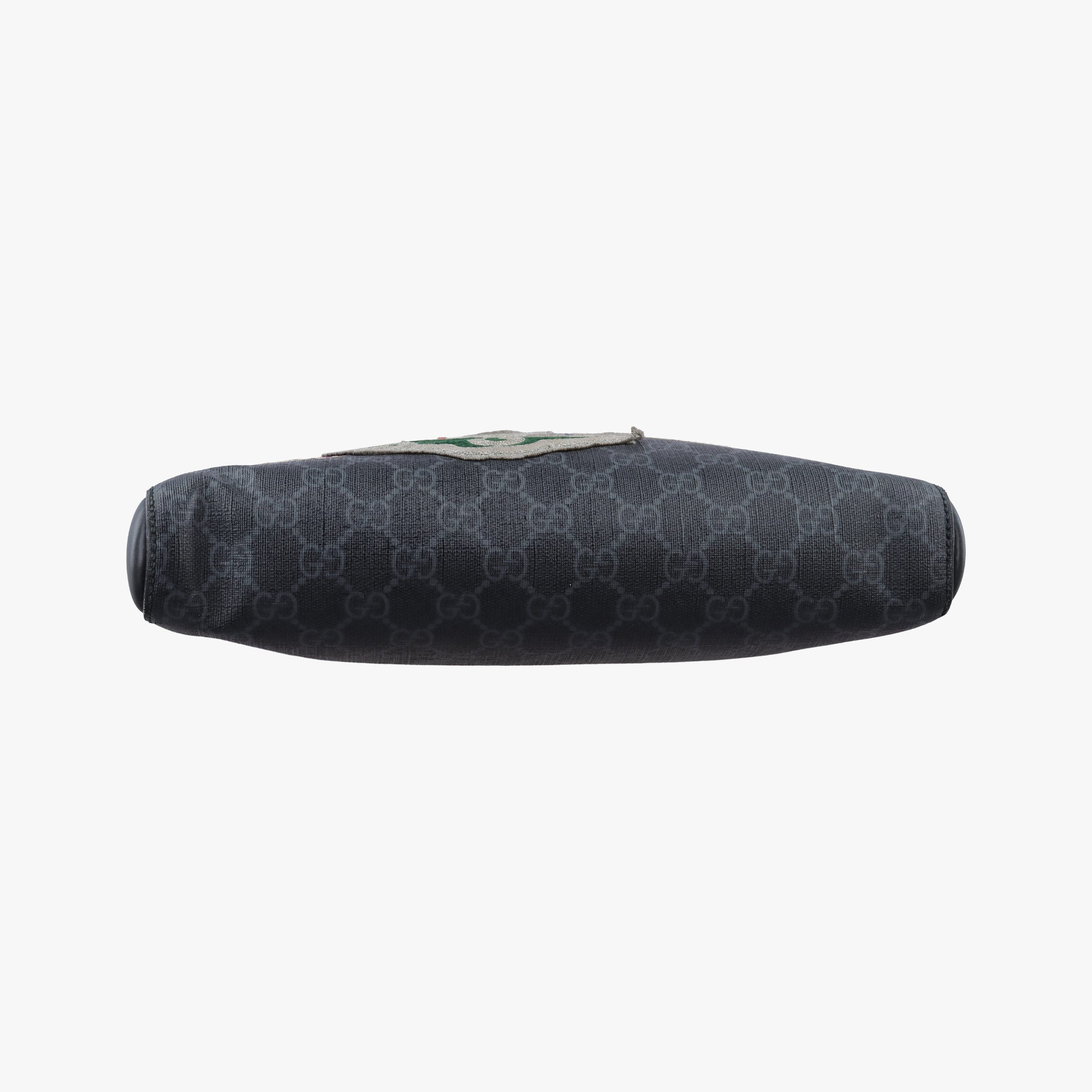 Pre-owned Gucci GG Supreme Courrier Messenger Black×Multicolour PVC coated canvas×Leather 474137 shoulderbag | stylenewstar