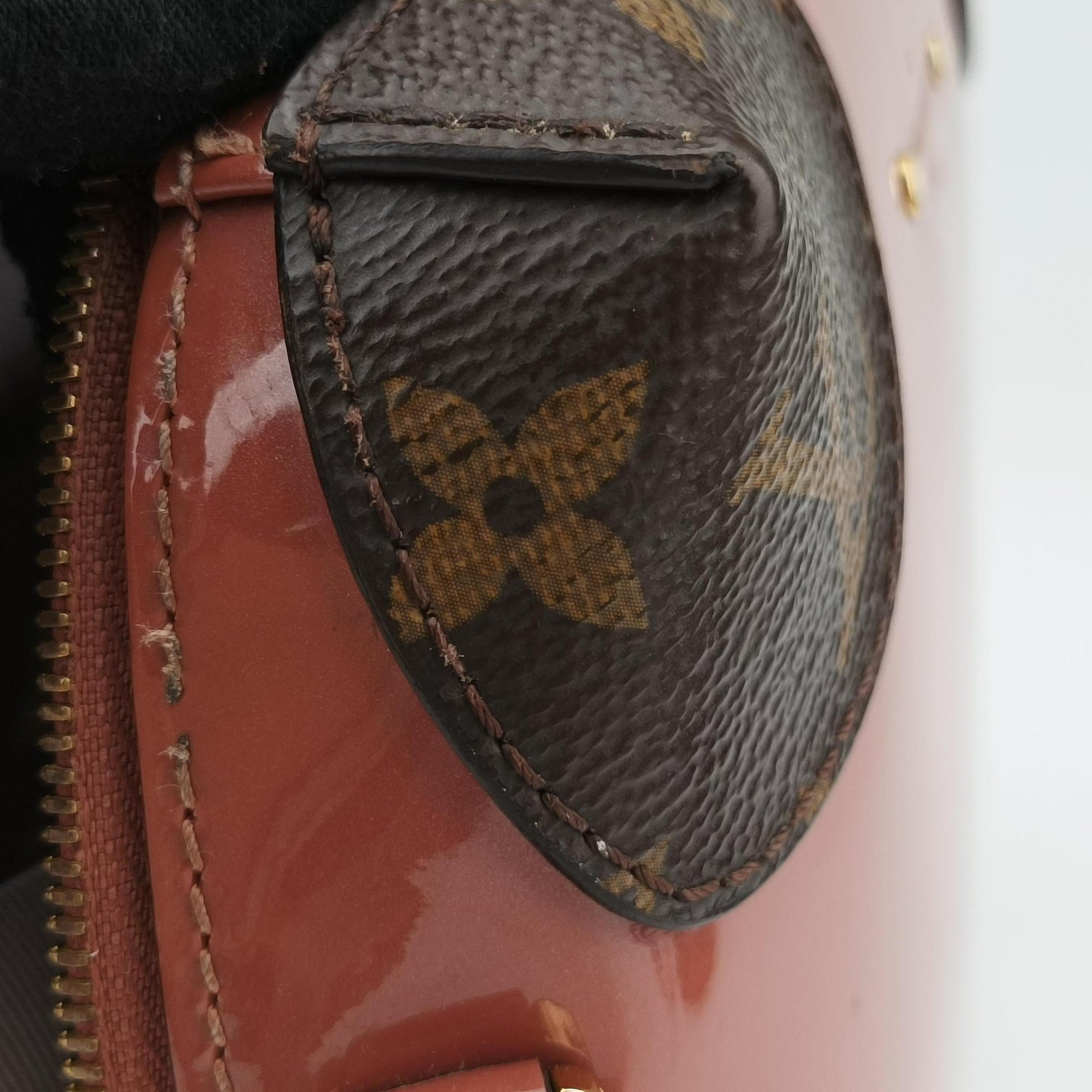 Pre-owned Louis Vuitton Miroir Venice Vieux Rose Vernis M53546 shoulderbag | stylenewstar