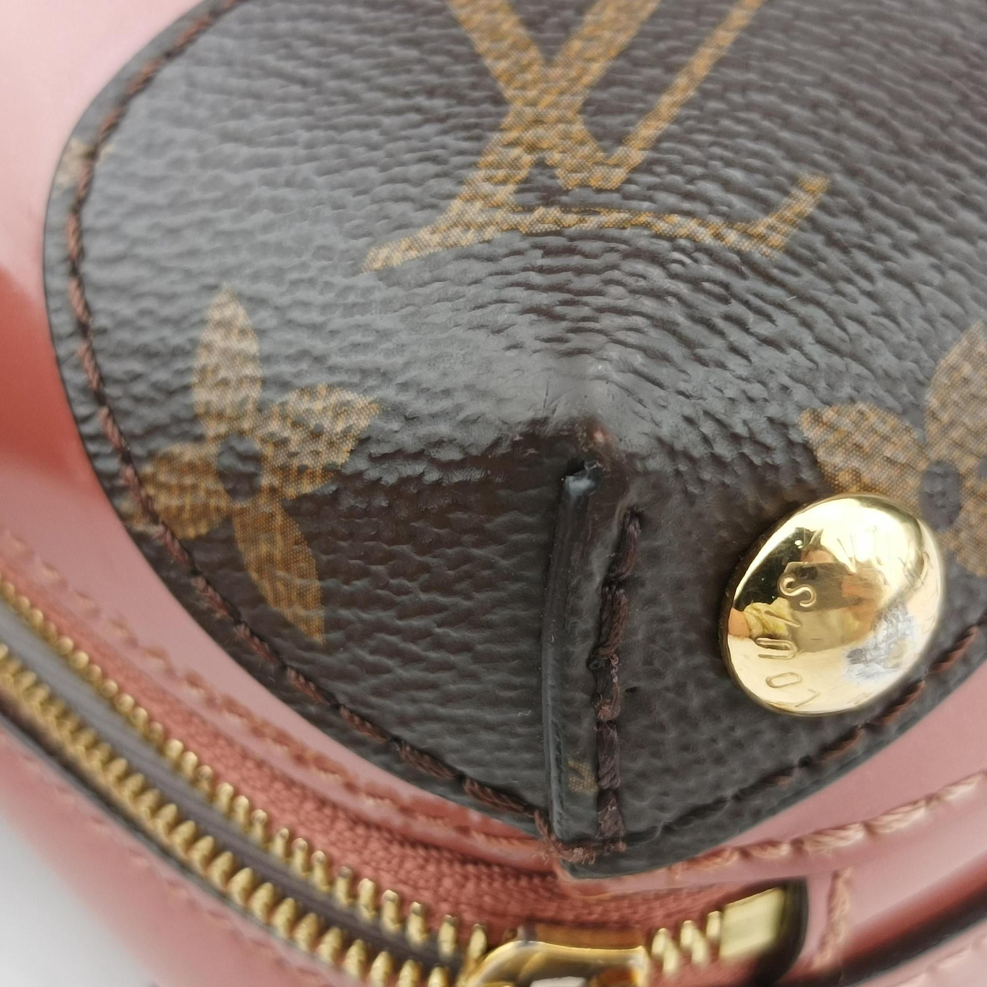 Pre-owned Louis Vuitton Miroir Venice Vieux Rose Vernis M53546 shoulderbag | stylenewstar