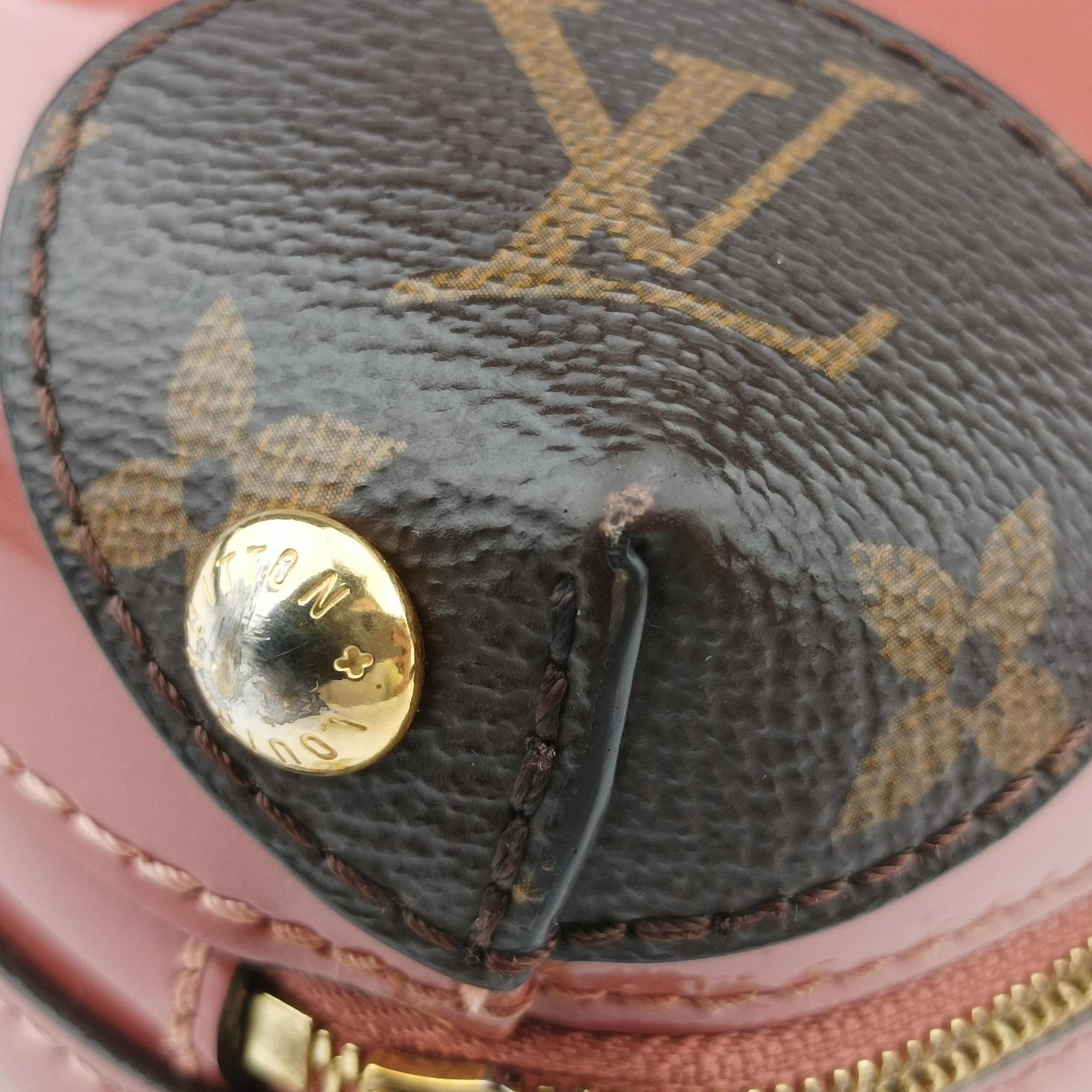 Pre-owned Louis Vuitton Miroir Venice Vieux Rose Vernis M53546 shoulderbag | stylenewstar