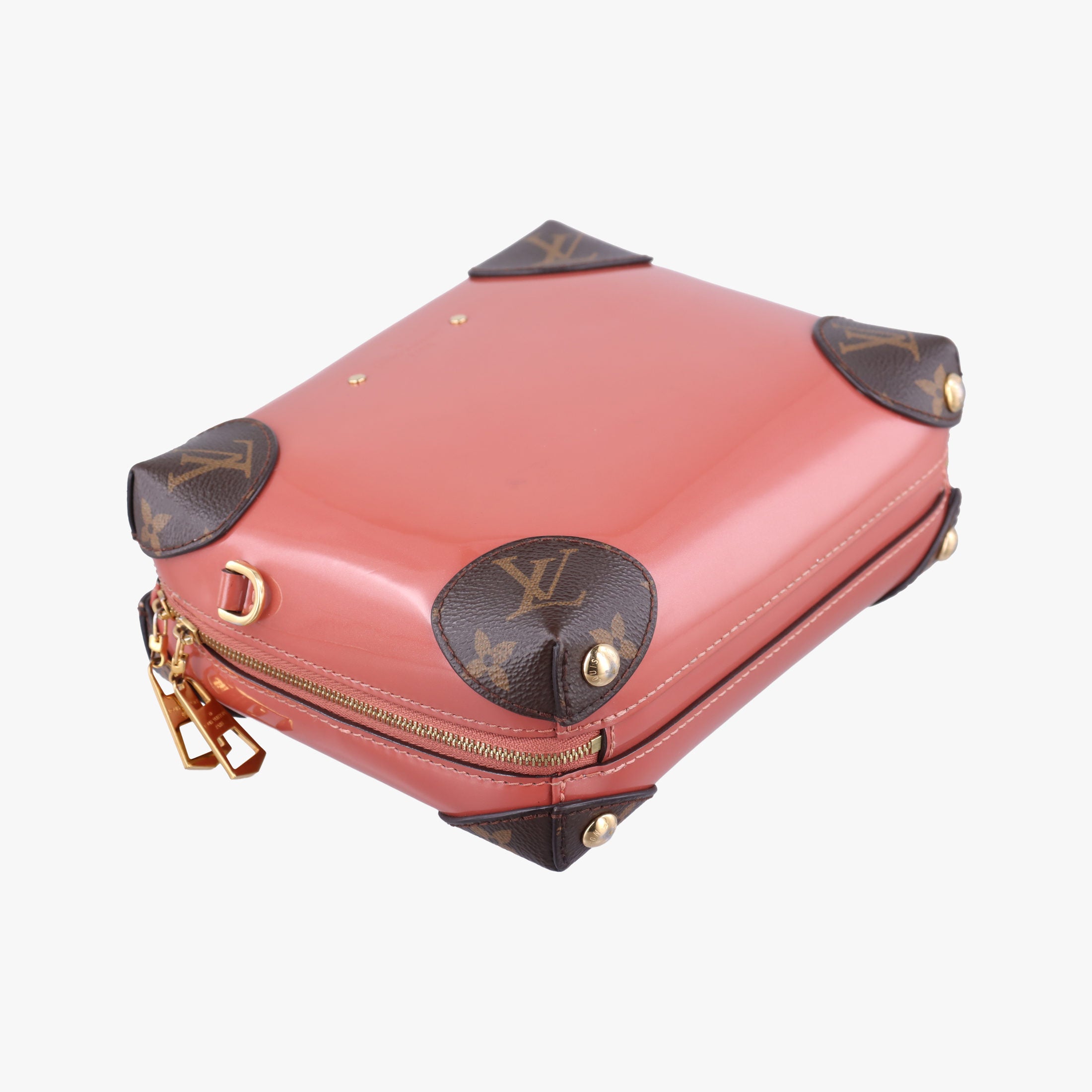 Pre-owned Louis Vuitton Miroir Venice Vieux Rose Vernis M53546 shoulderbag | stylenewstar