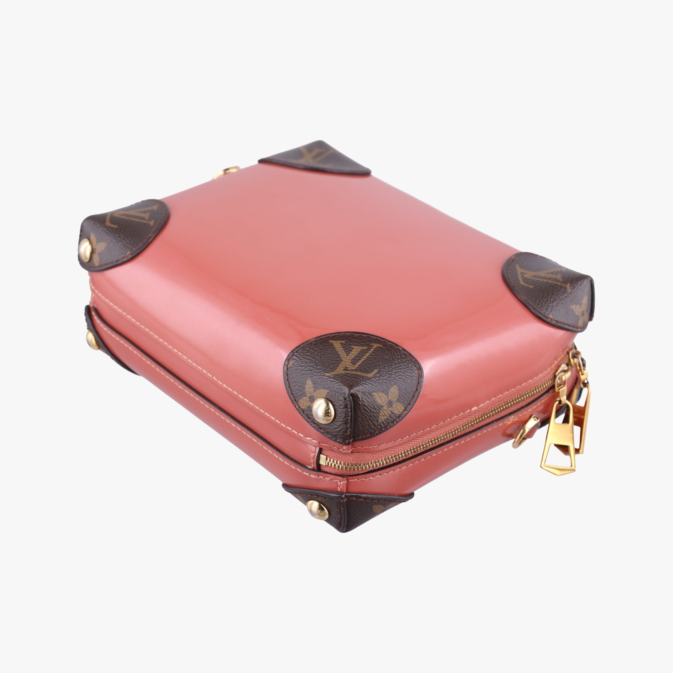 Pre-owned Louis Vuitton Miroir Venice Vieux Rose Vernis M53546 shoulderbag | stylenewstar