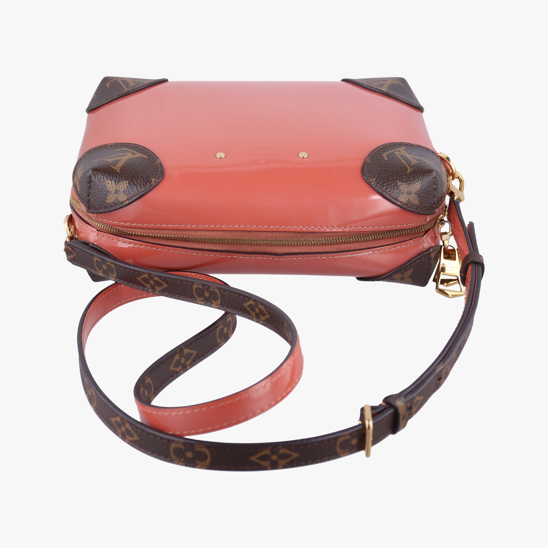 Pre-owned Louis Vuitton Miroir Venice Vieux Rose Vernis M53546 shoulderbag | stylenewstar