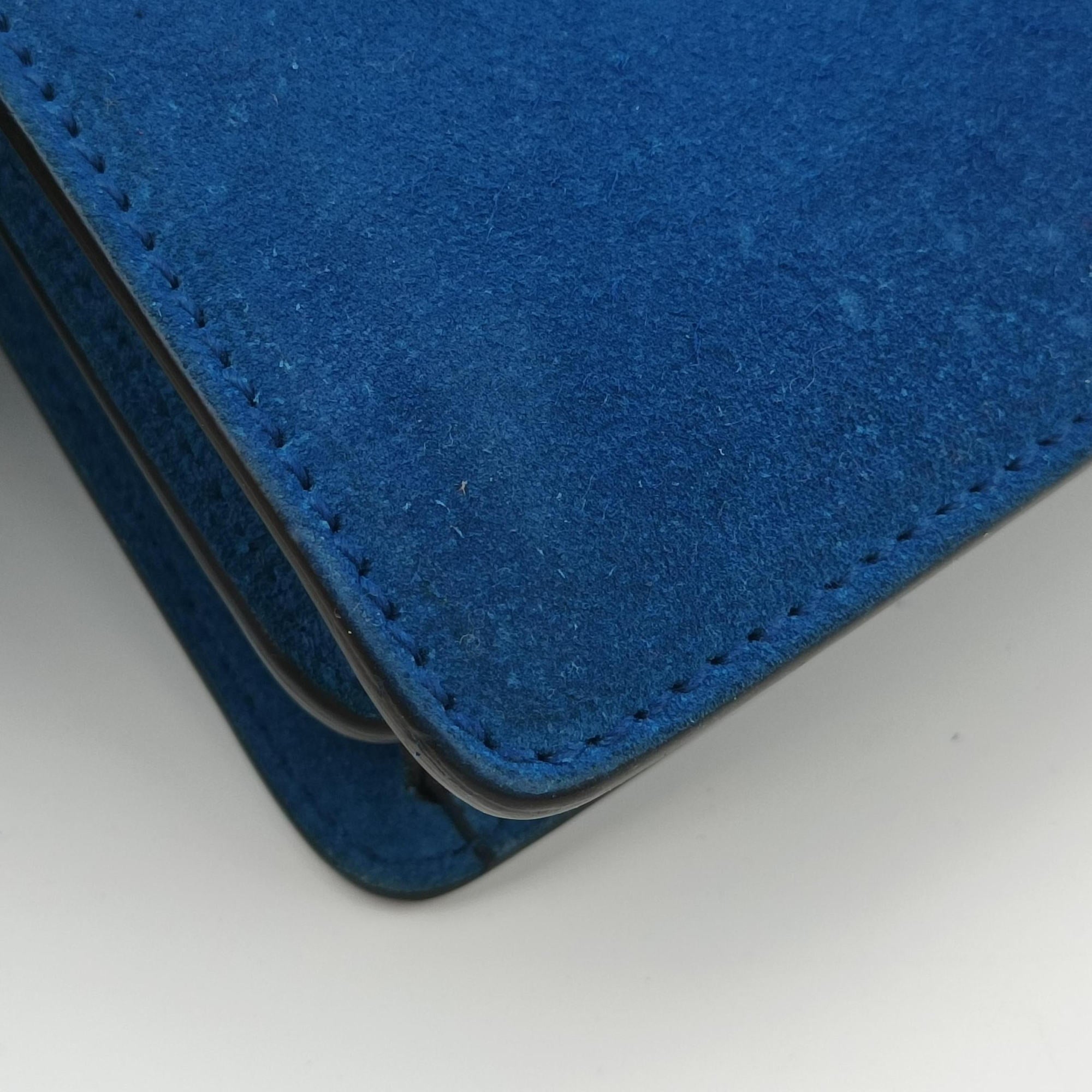 Vintage Gucci Dionysus Blue Suede 400249 shoulderbag | stylenewstar