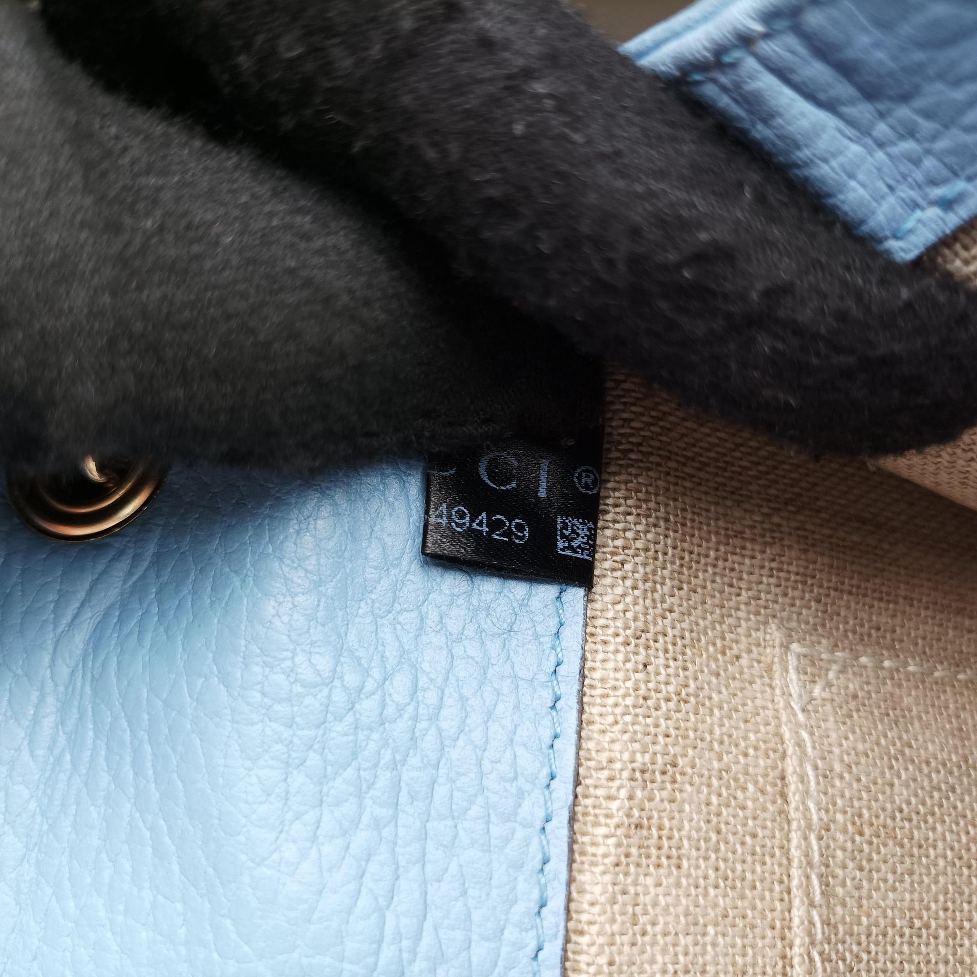Pre-owned Gucci Interlocking G Blue Leather 510304 shoulderbag | stylenewstar