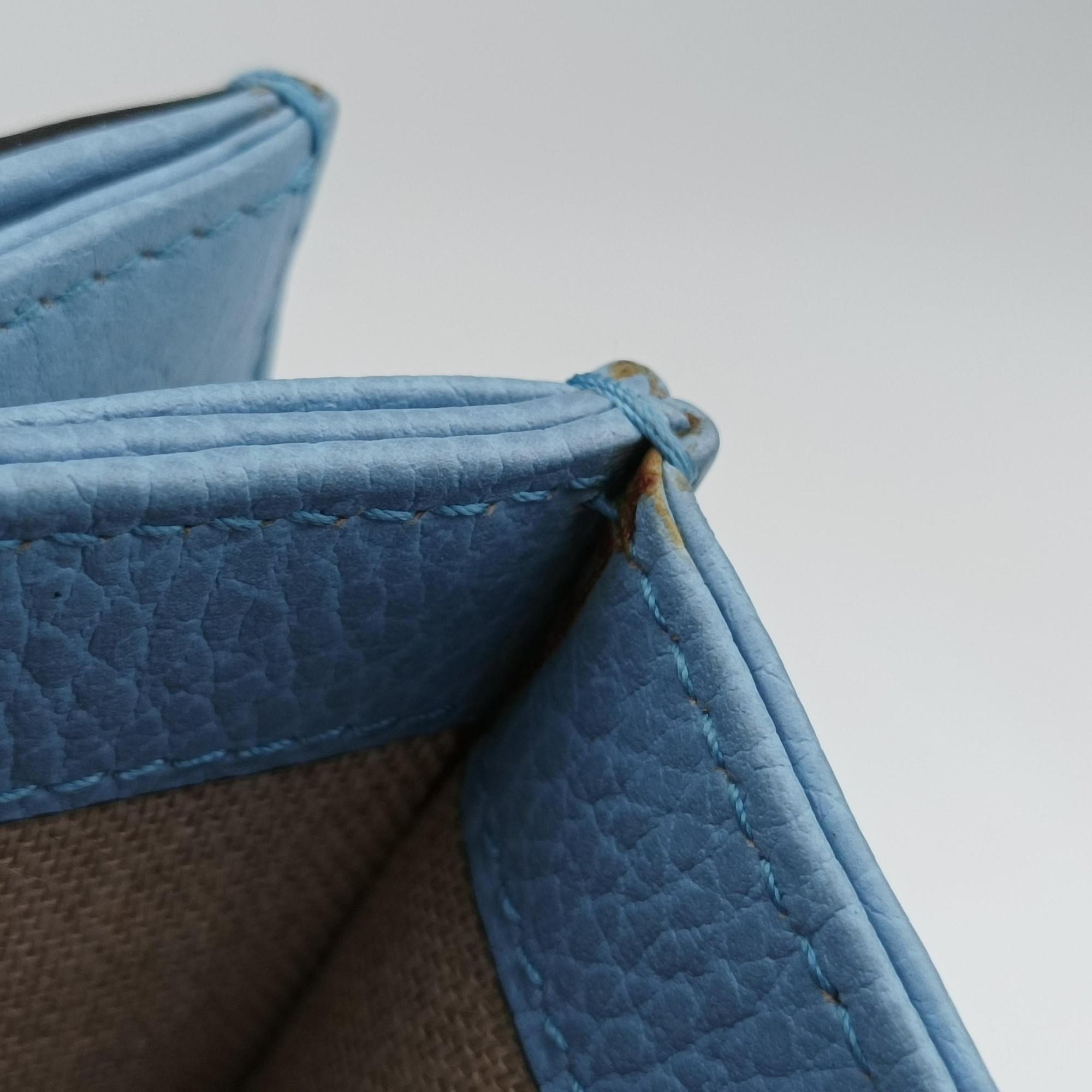 Pre-owned Gucci Interlocking G Blue Leather 510304 shoulderbag | stylenewstar