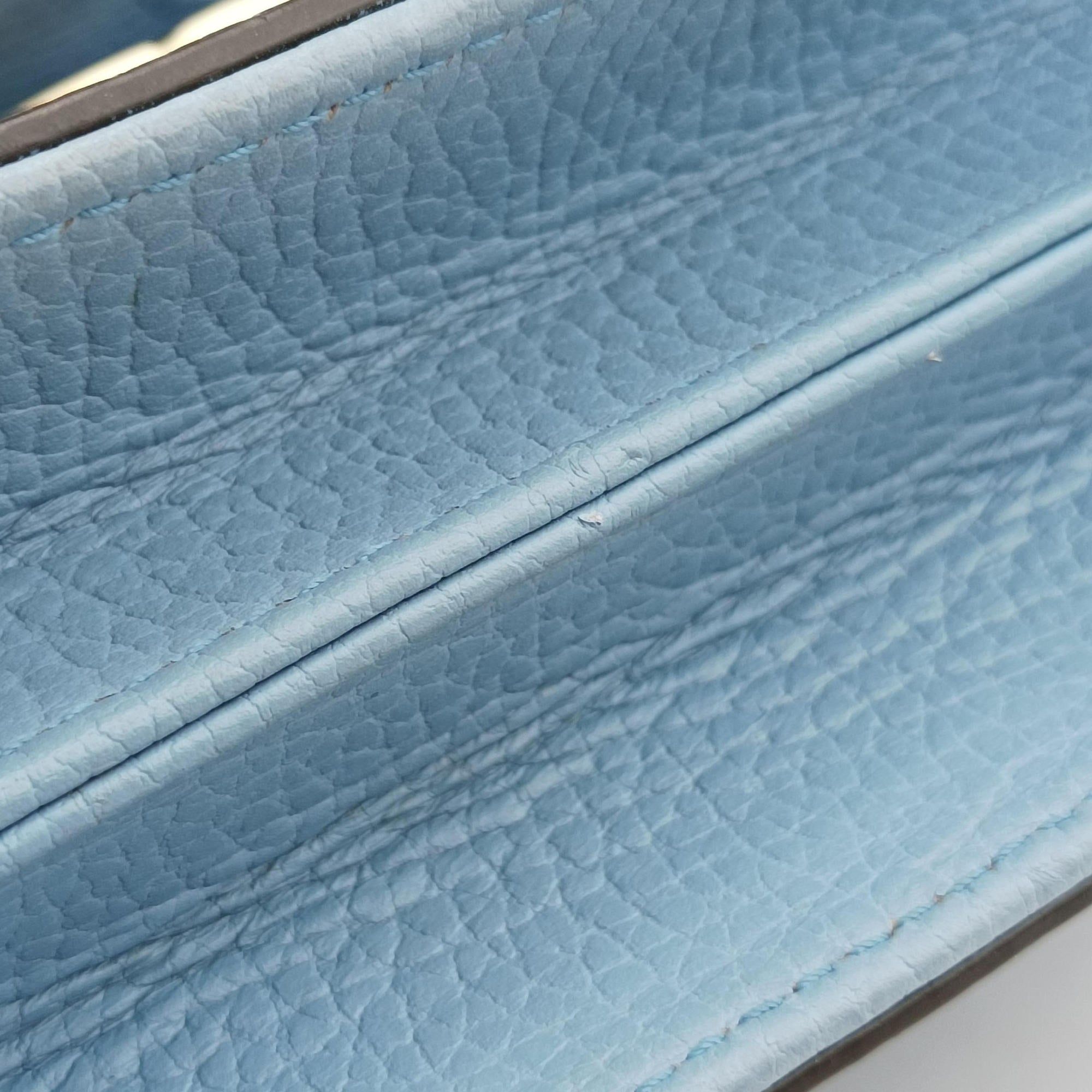 Pre-owned Gucci Interlocking G Blue Leather 510304 shoulderbag | stylenewstar