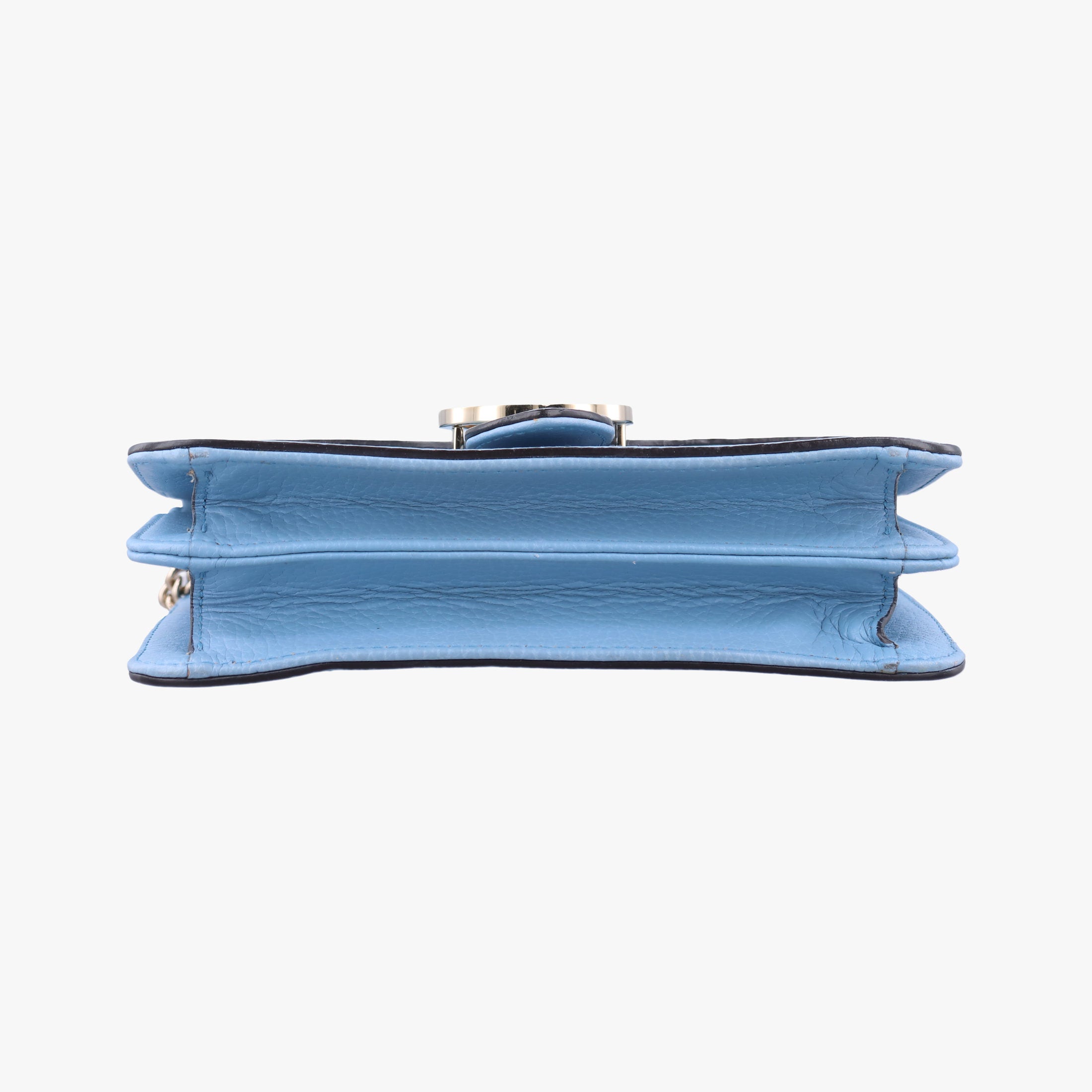 Pre-owned Gucci Interlocking G Blue Leather 510304 shoulderbag | stylenewstar