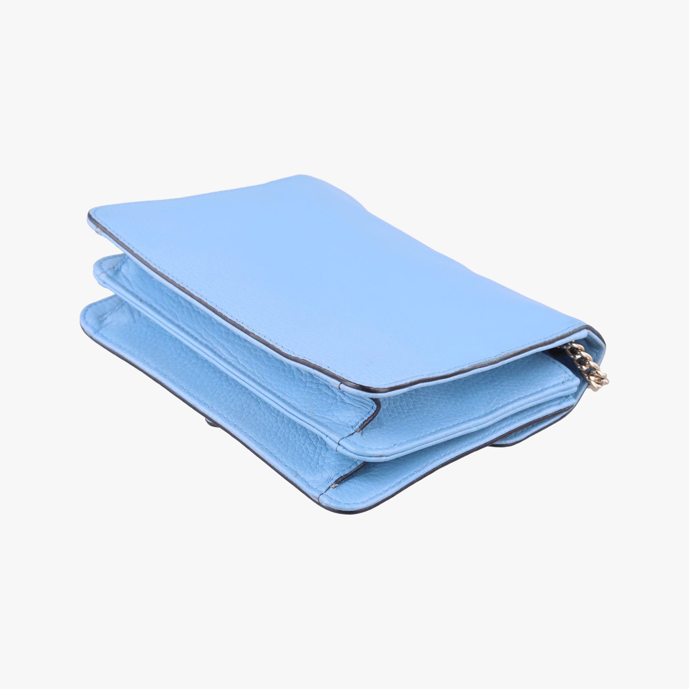 Pre-owned Gucci Interlocking G Blue Leather 510304 shoulderbag | stylenewstar