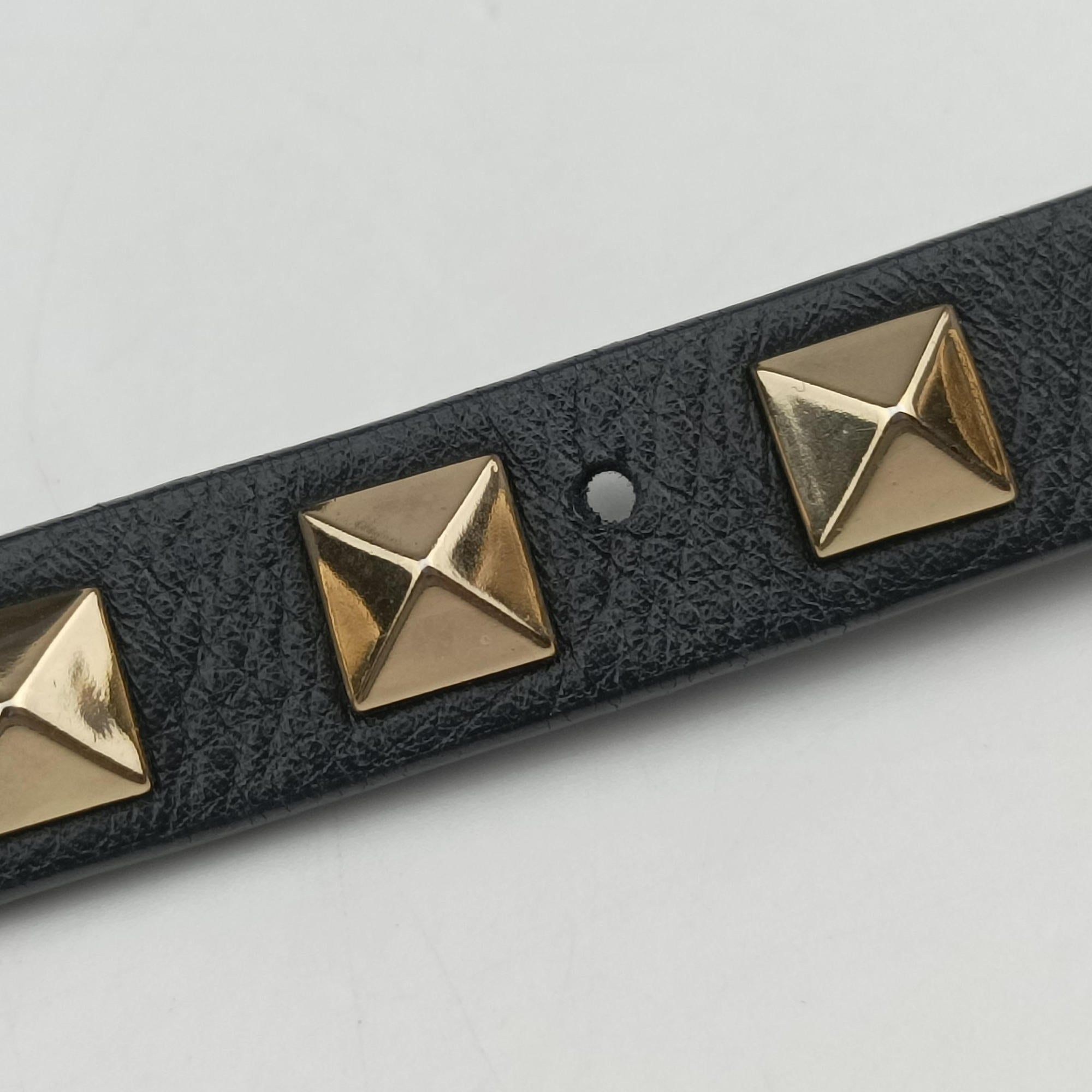 Vintage Valentino Rockstud Black Leather  shoulderbag | stylenewstar