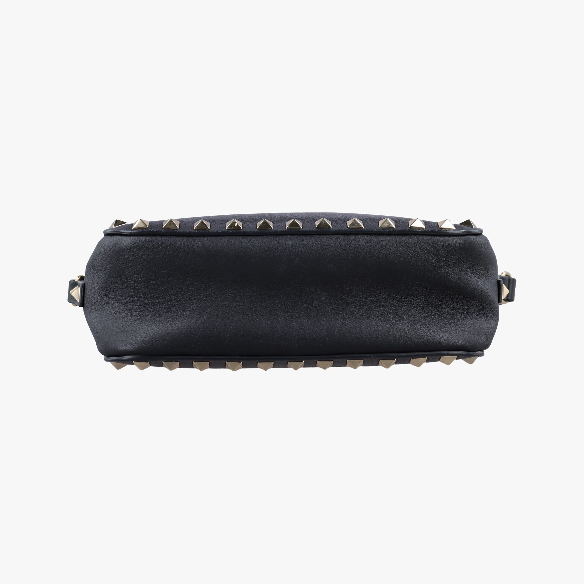 Vintage Valentino Rockstud Black Leather  shoulderbag | stylenewstar