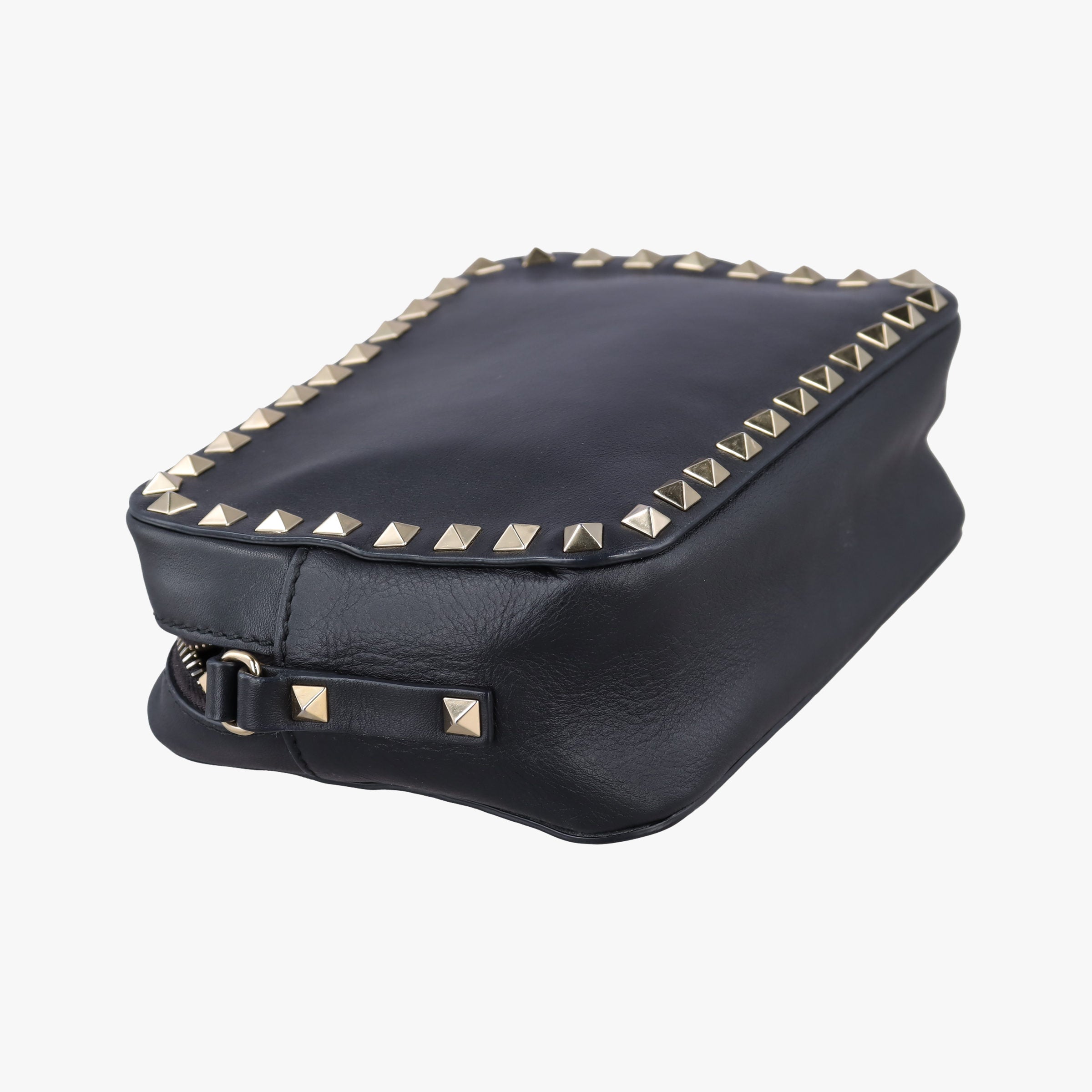 Vintage Valentino Rockstud Black Leather  shoulderbag | stylenewstar