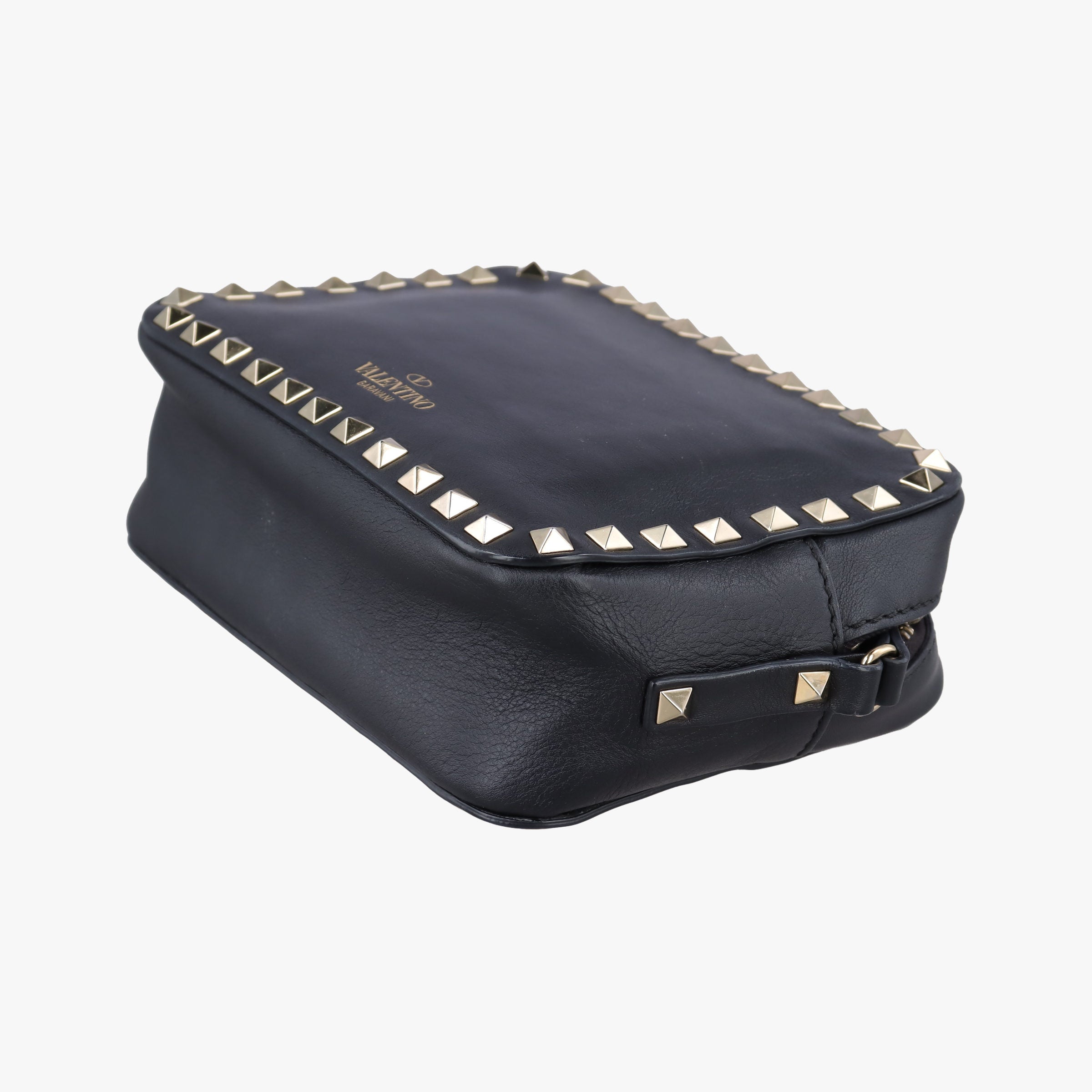 Vintage Valentino Rockstud Black Leather  shoulderbag | stylenewstar