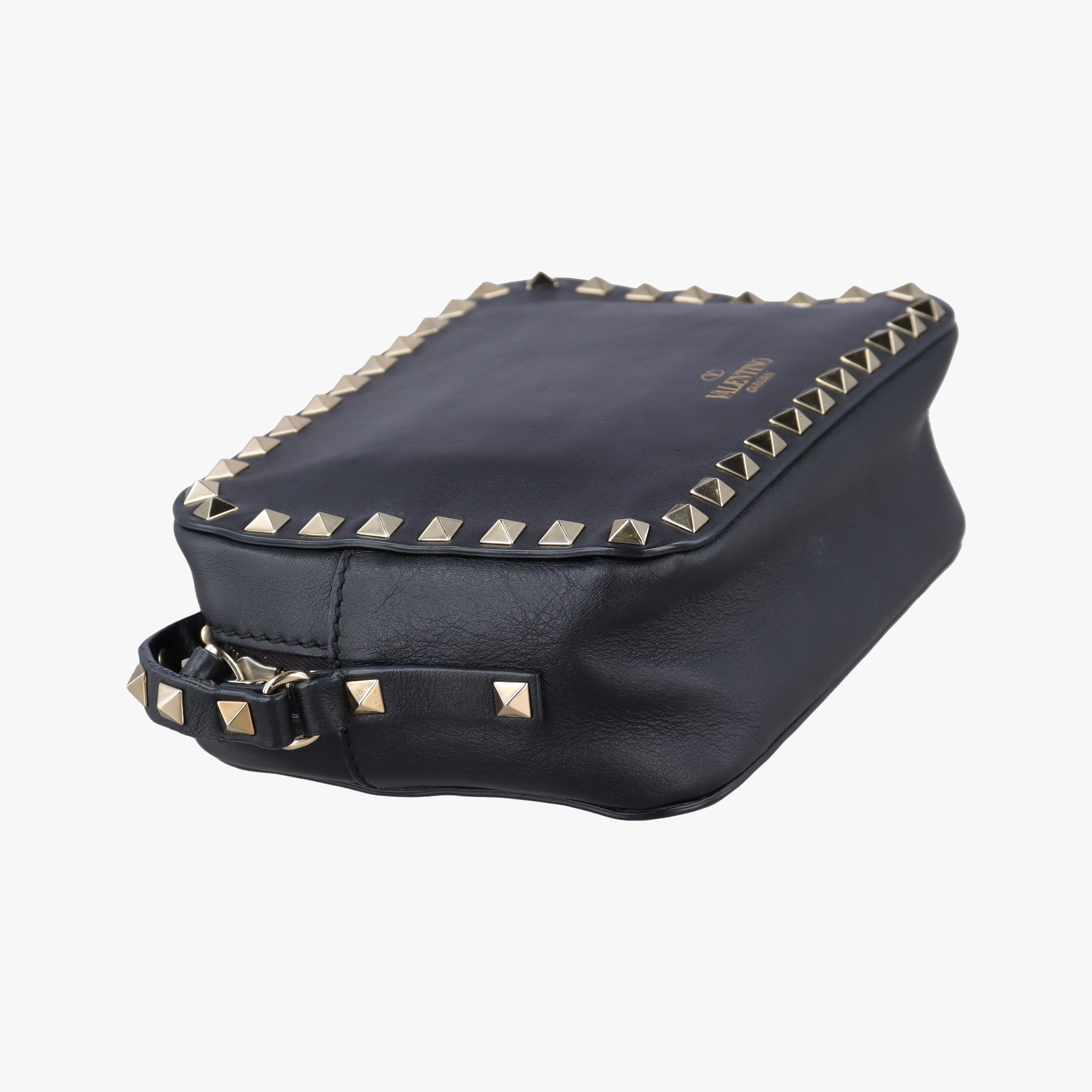 Vintage Valentino Rockstud Black Leather  shoulderbag | stylenewstar