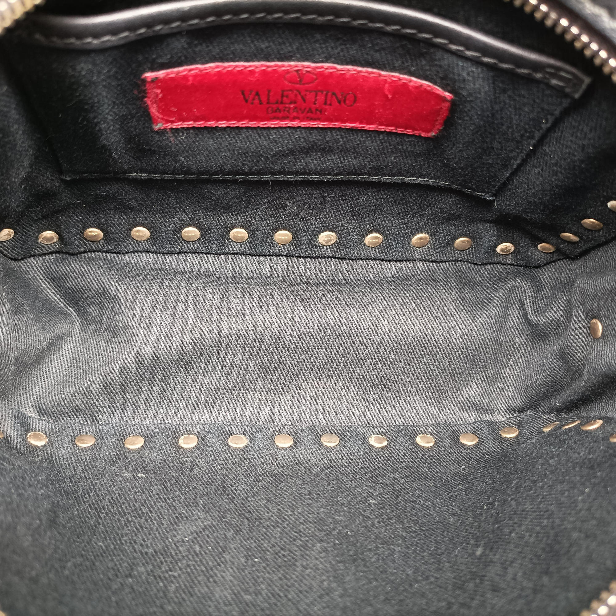 Vintage Valentino Rockstud Black Leather  shoulderbag | stylenewstar
