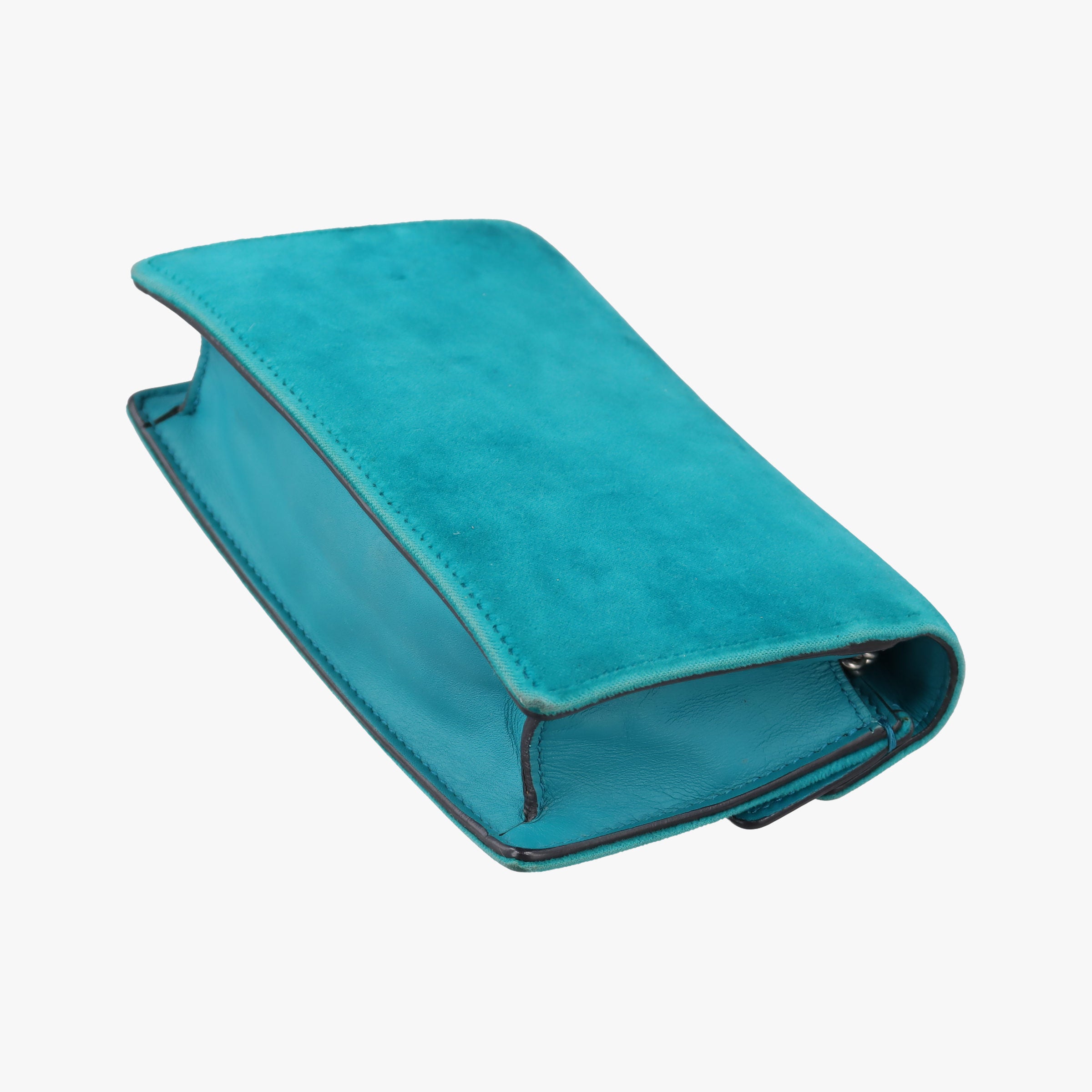 Pre-owned Gucci Dionysus Blue velour 476432 shoulderbag | stylenewstar