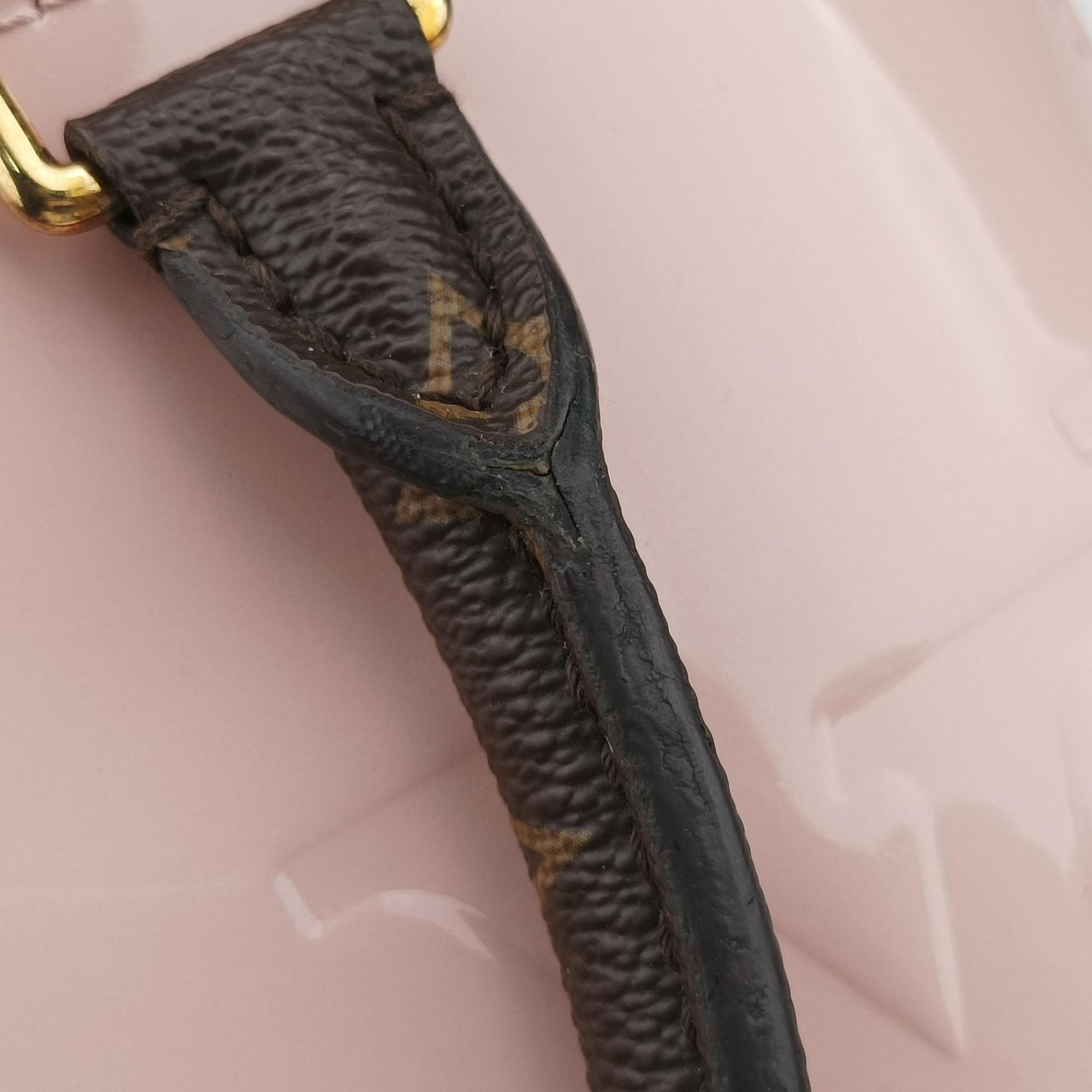 Pre-owned Louis Vuitton Alma BB ROSE BALLERIN Vernis M51949 shoulderbag | stylenewstar