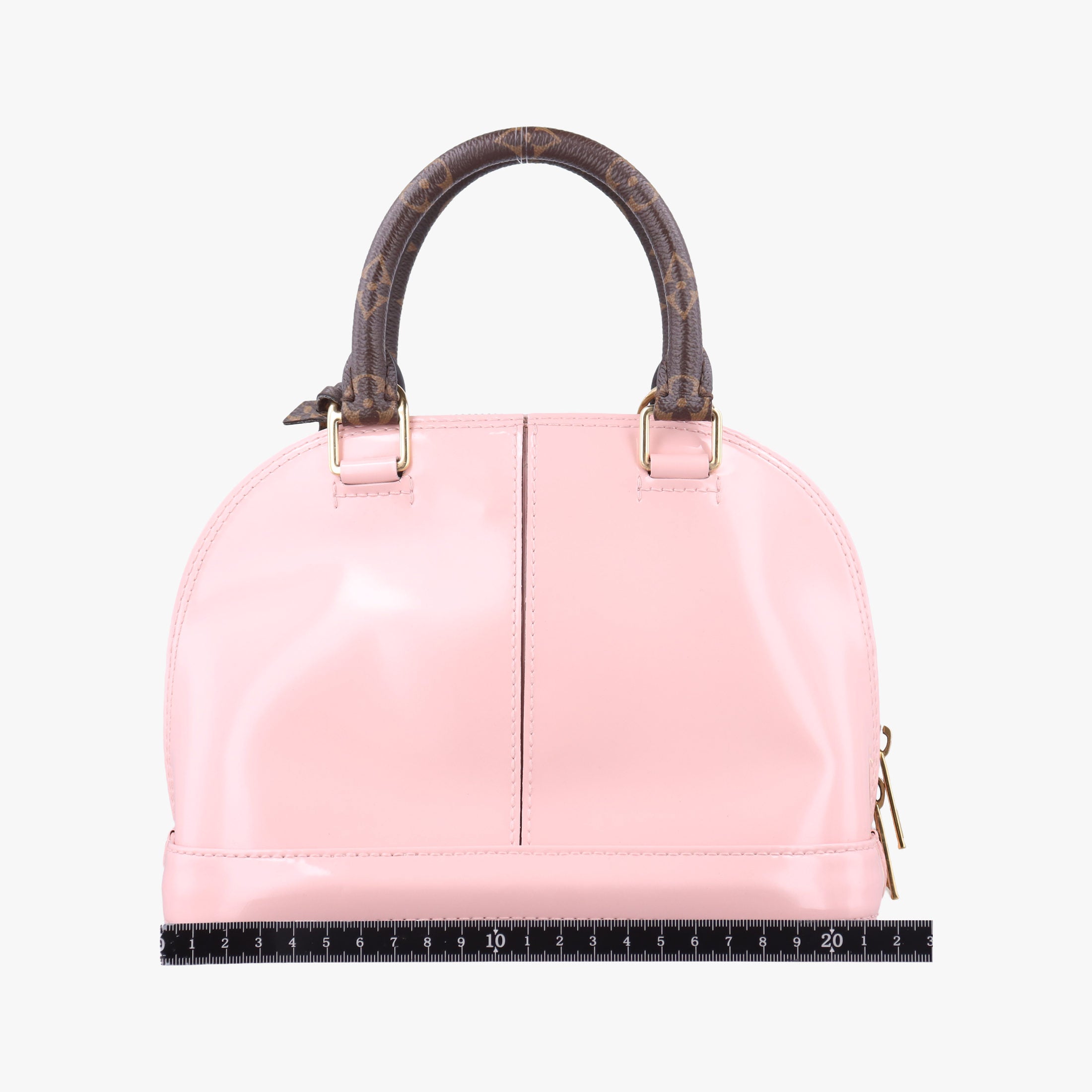 Pre-owned Louis Vuitton Alma BB ROSE BALLERIN Vernis M51949 shoulderbag | stylenewstar