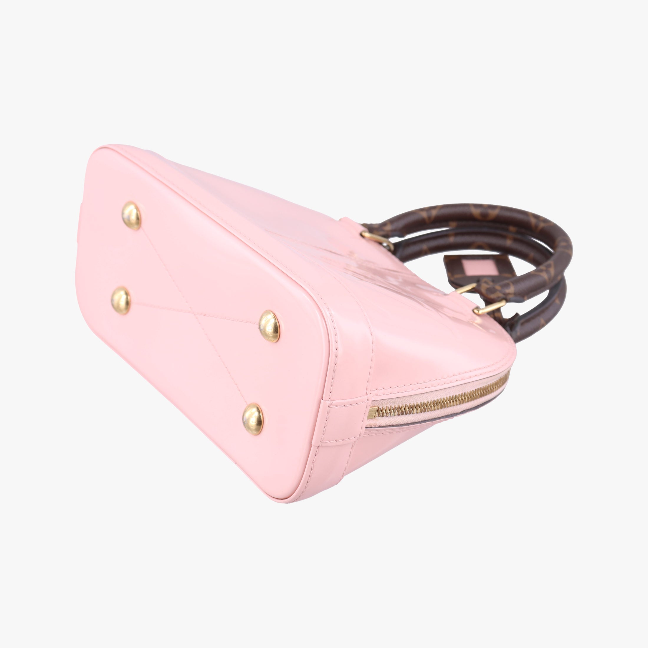 Pre-owned Louis Vuitton Alma BB ROSE BALLERIN Vernis M51949 shoulderbag | stylenewstar
