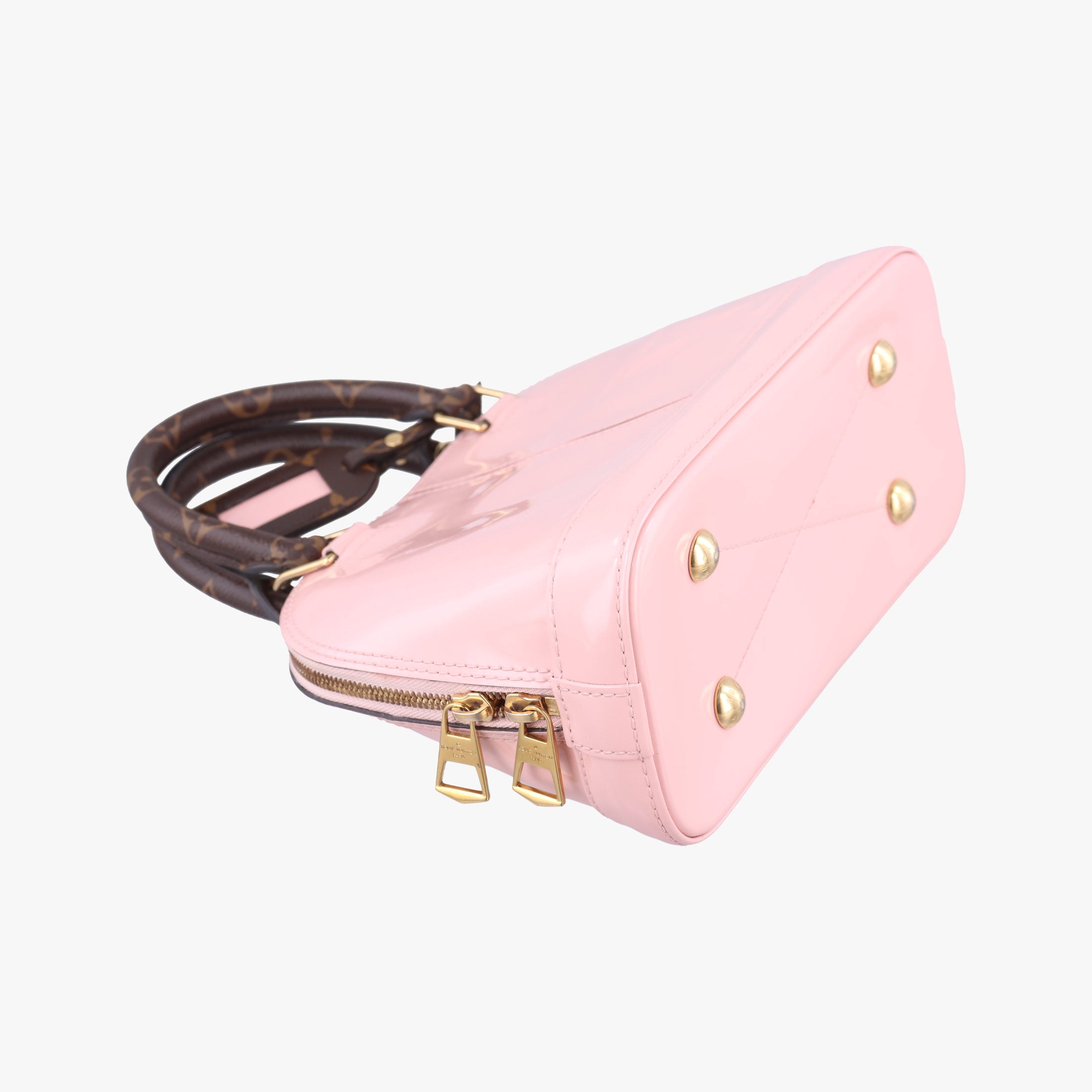 Pre-owned Louis Vuitton Alma BB ROSE BALLERIN Vernis M51949 shoulderbag | stylenewstar