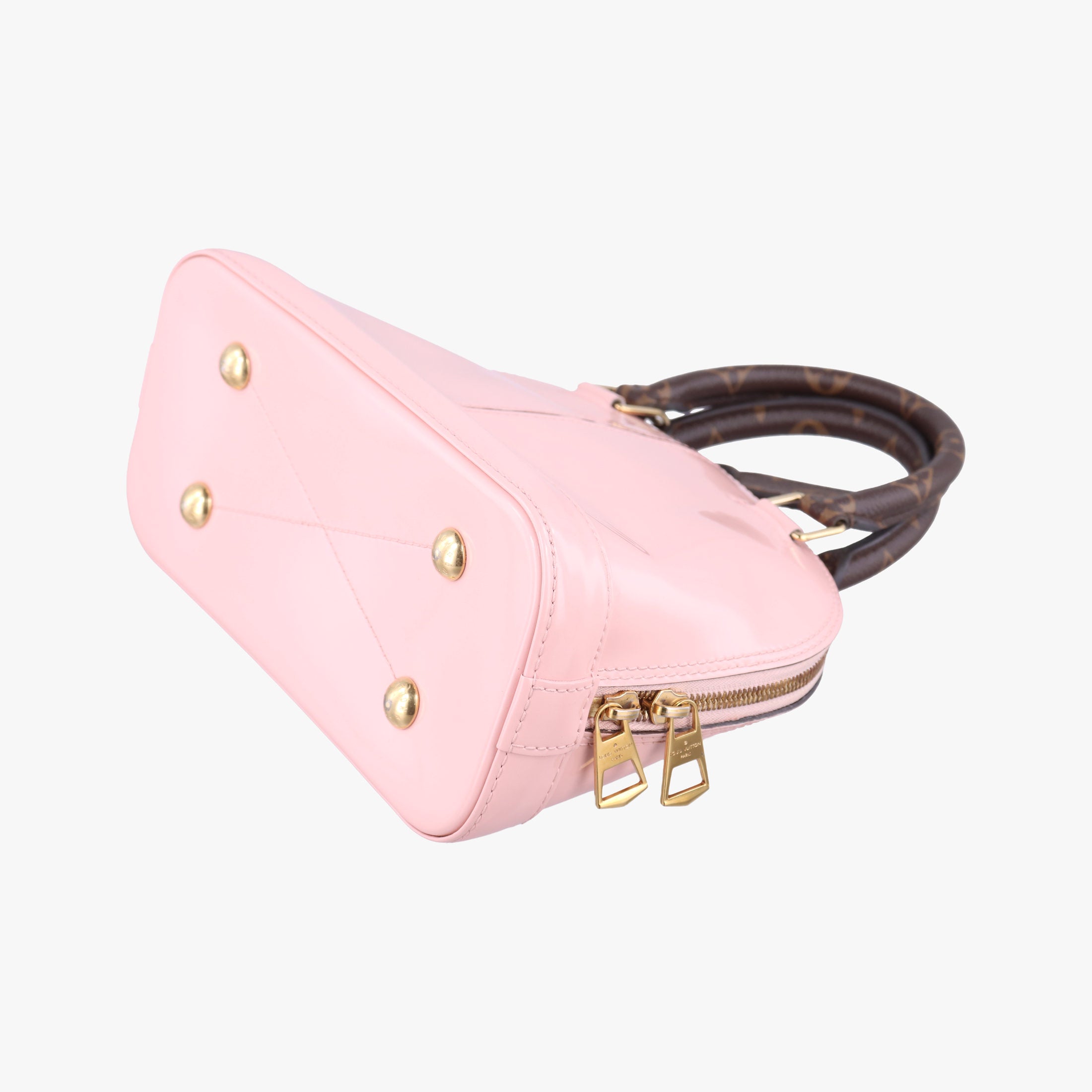 Pre-owned Louis Vuitton Alma BB ROSE BALLERIN Vernis M51949 shoulderbag | stylenewstar