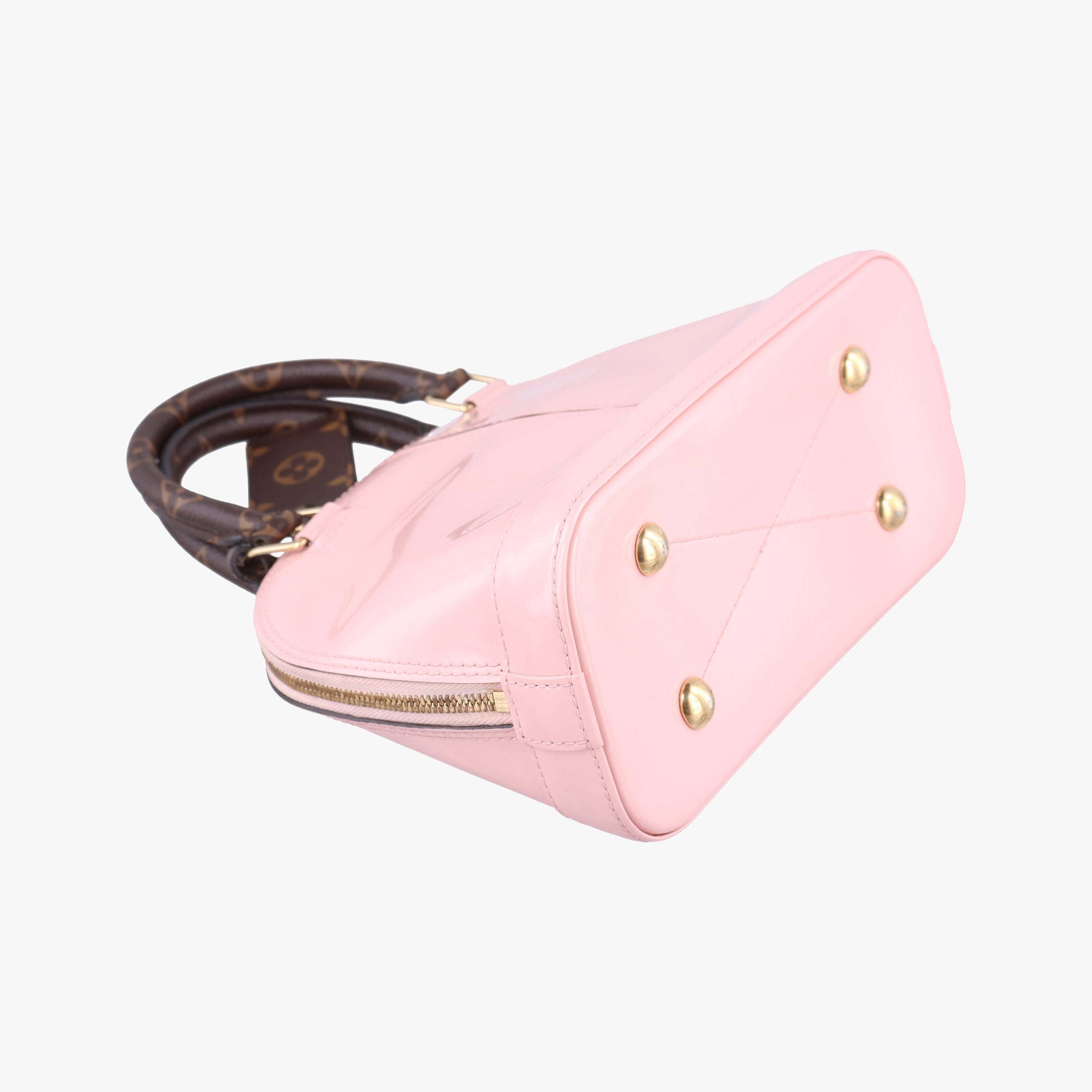 Pre-owned Louis Vuitton Alma BB ROSE BALLERIN Vernis M51949 shoulderbag | stylenewstar