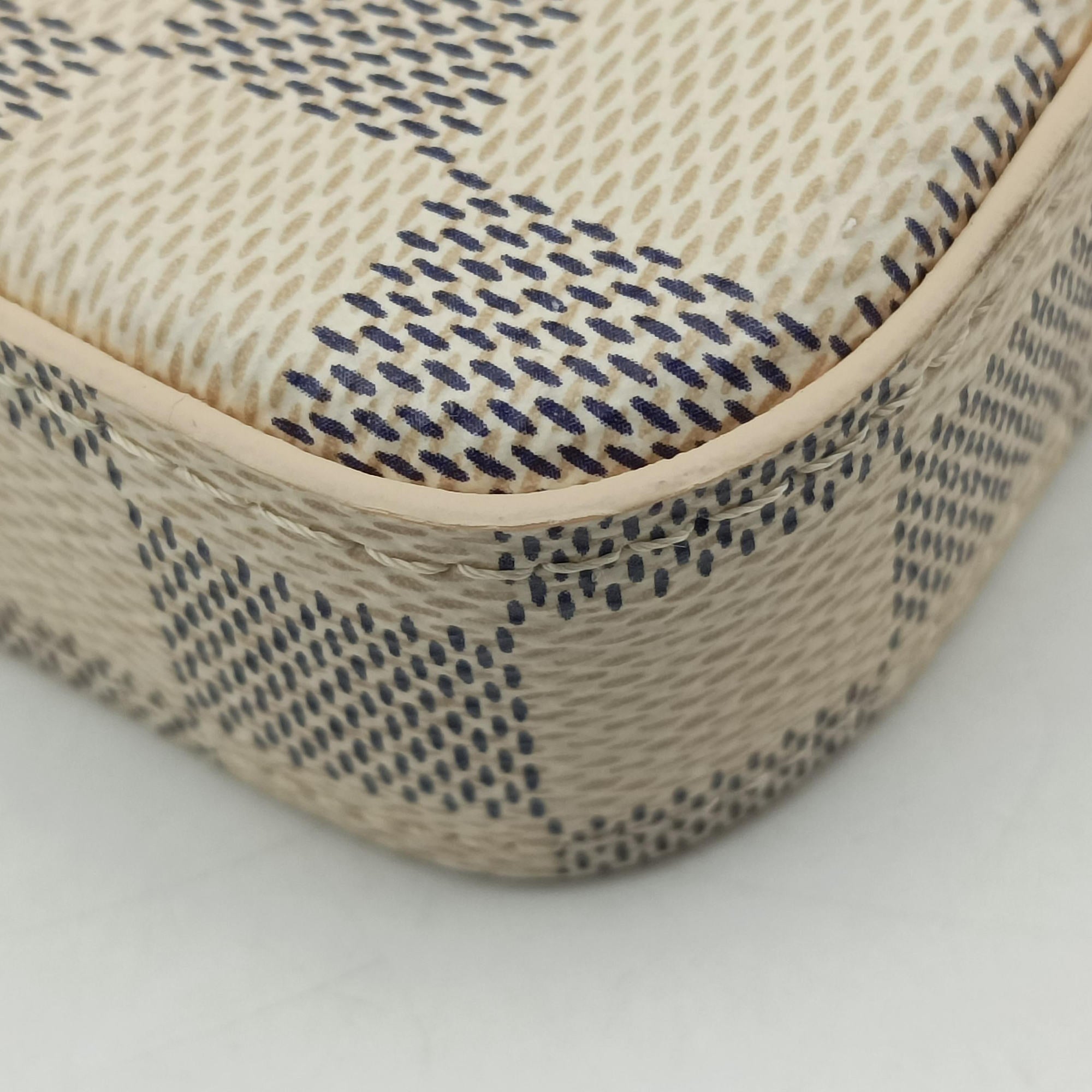 Vintage Louis Vuitton Pochette FeLICIE Azur Damier Canvas N63106 shoulderbag | stylenewstar