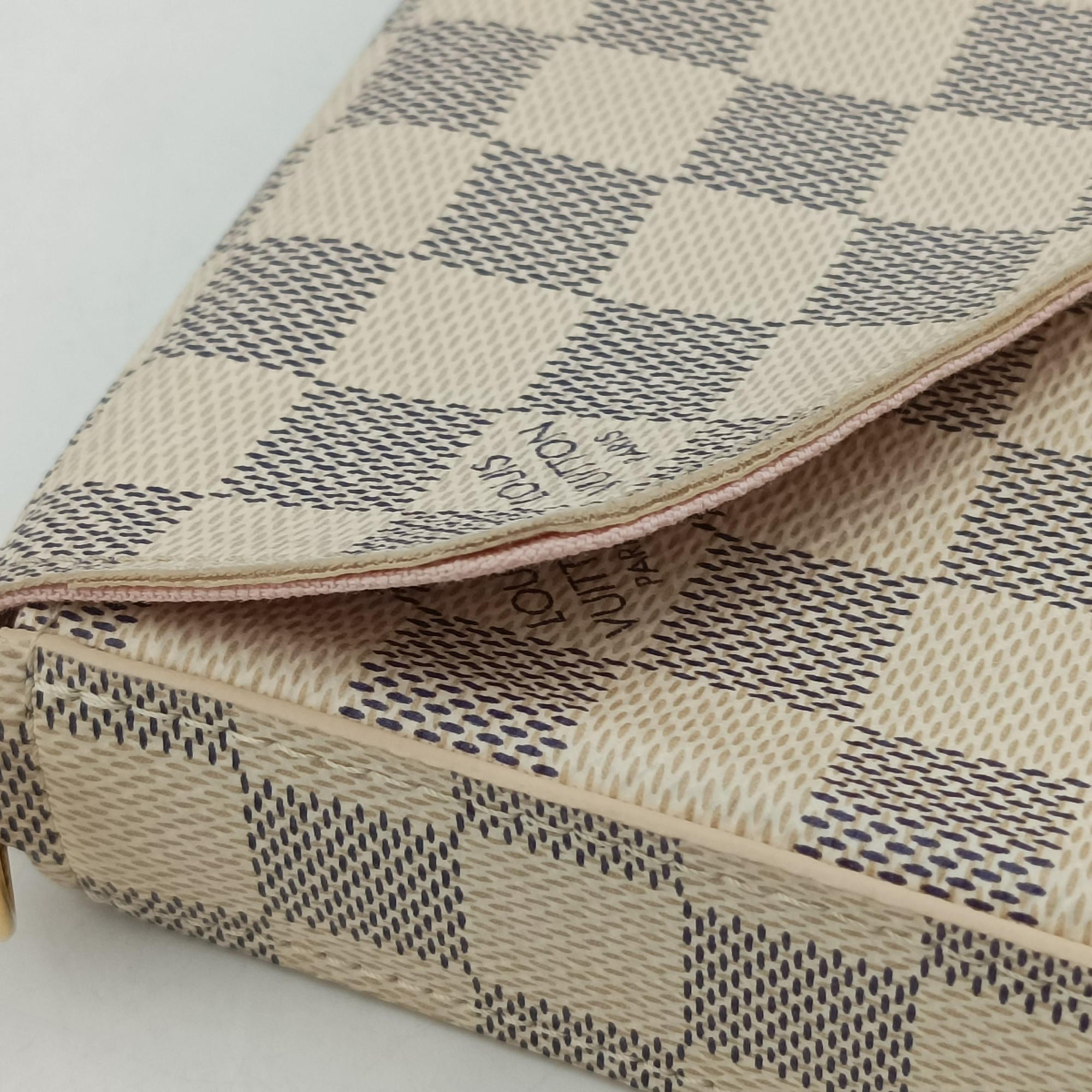 Vintage Louis Vuitton Pochette FeLICIE Azur Damier Canvas N63106 shoulderbag | stylenewstar