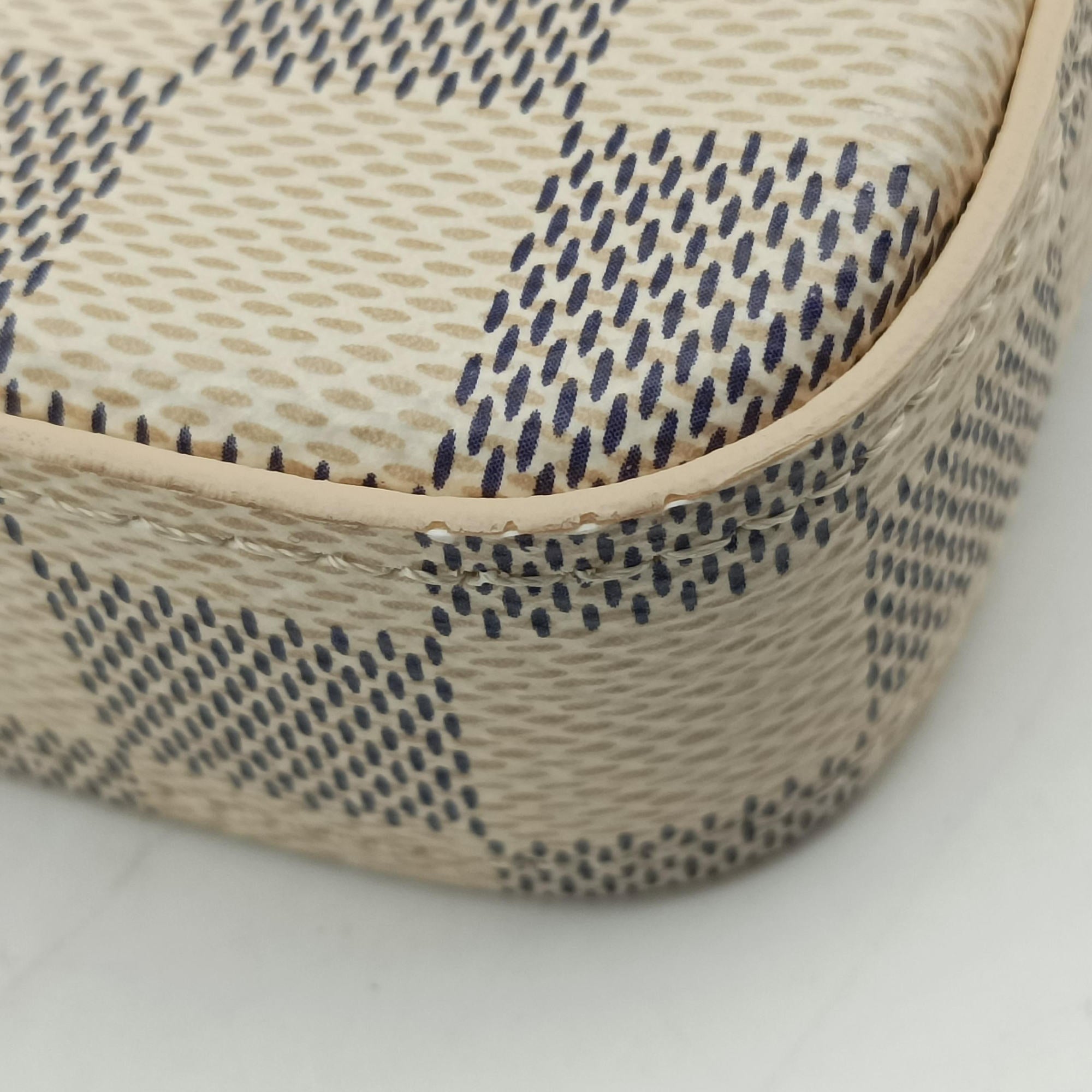 Vintage Louis Vuitton Pochette FeLICIE Azur Damier Canvas N63106 shoulderbag | stylenewstar