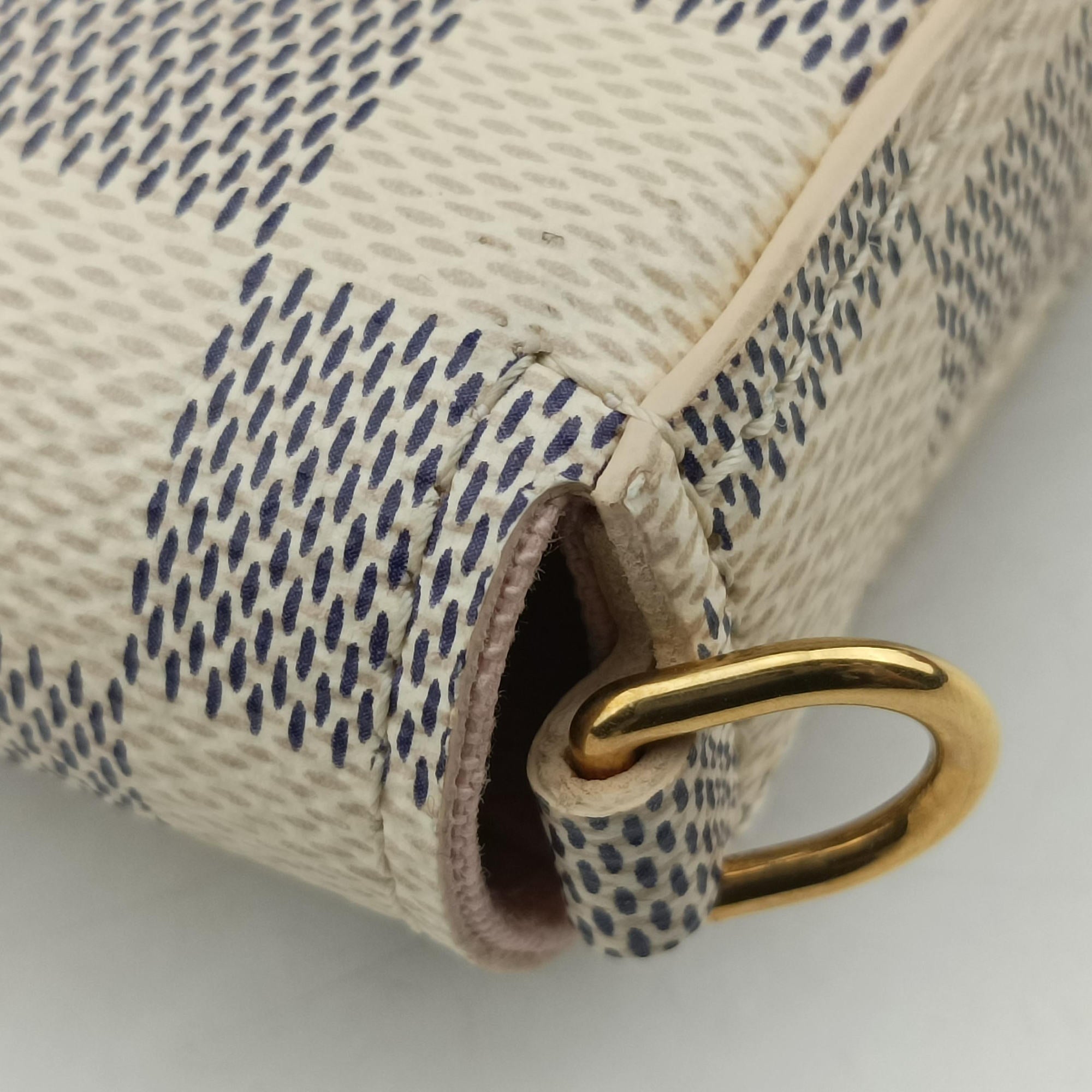 Vintage Louis Vuitton Pochette FeLICIE Azur Damier Canvas N63106 shoulderbag | stylenewstar