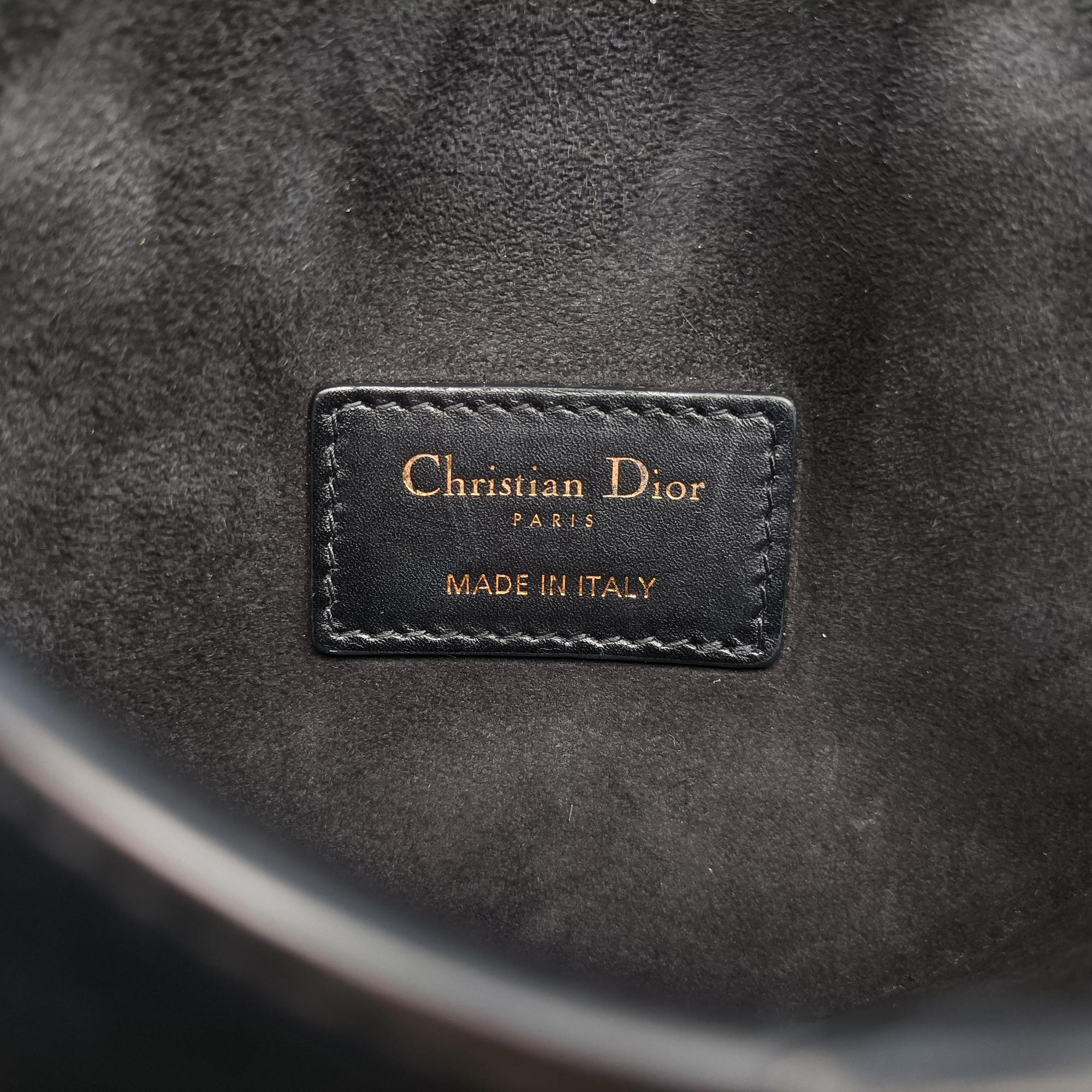 Pre-owned Christian Dior saddle Black leather  bum bag/waist bag | stylenewstar
