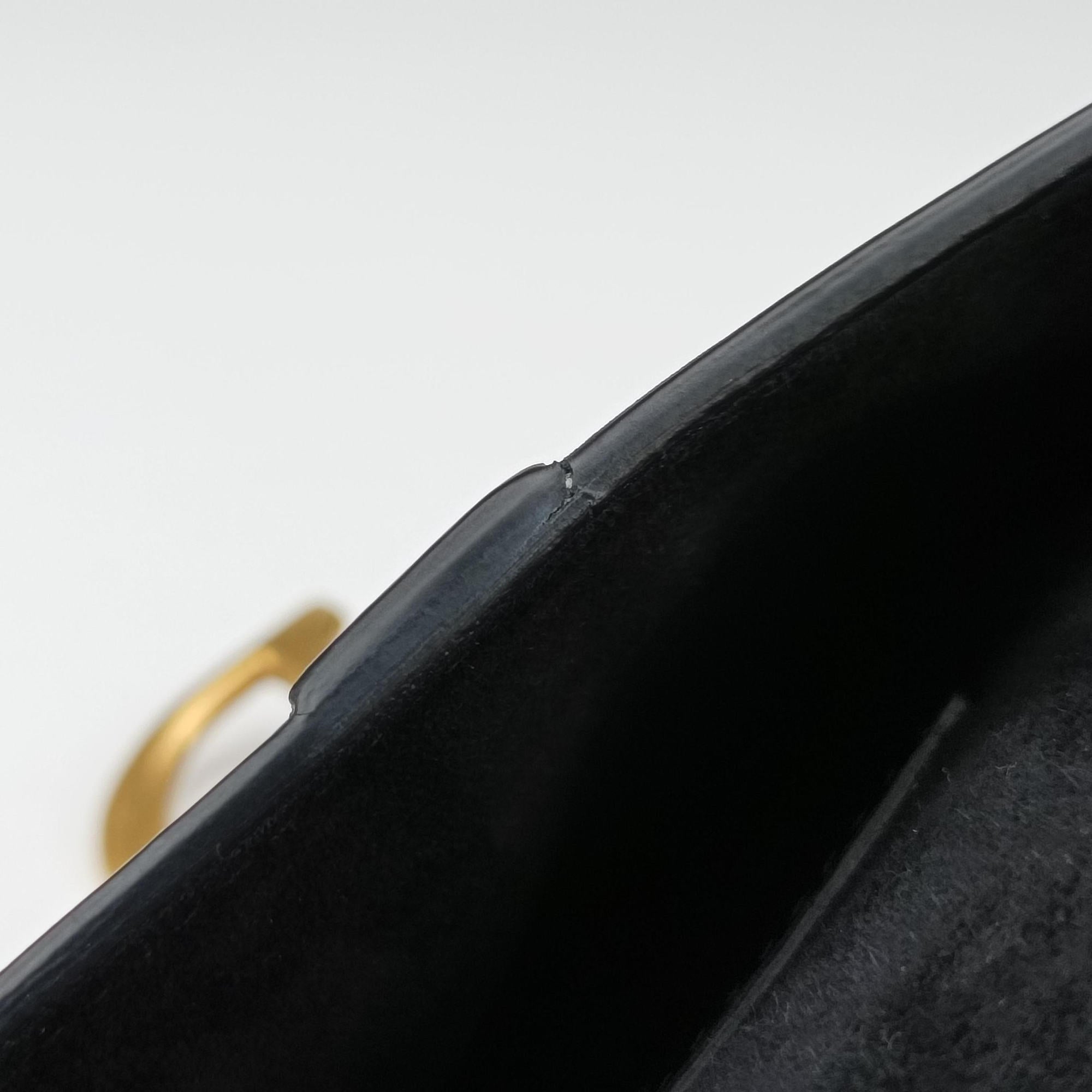 Pre-owned Christian Dior saddle Black leather  bum bag/waist bag | stylenewstar
