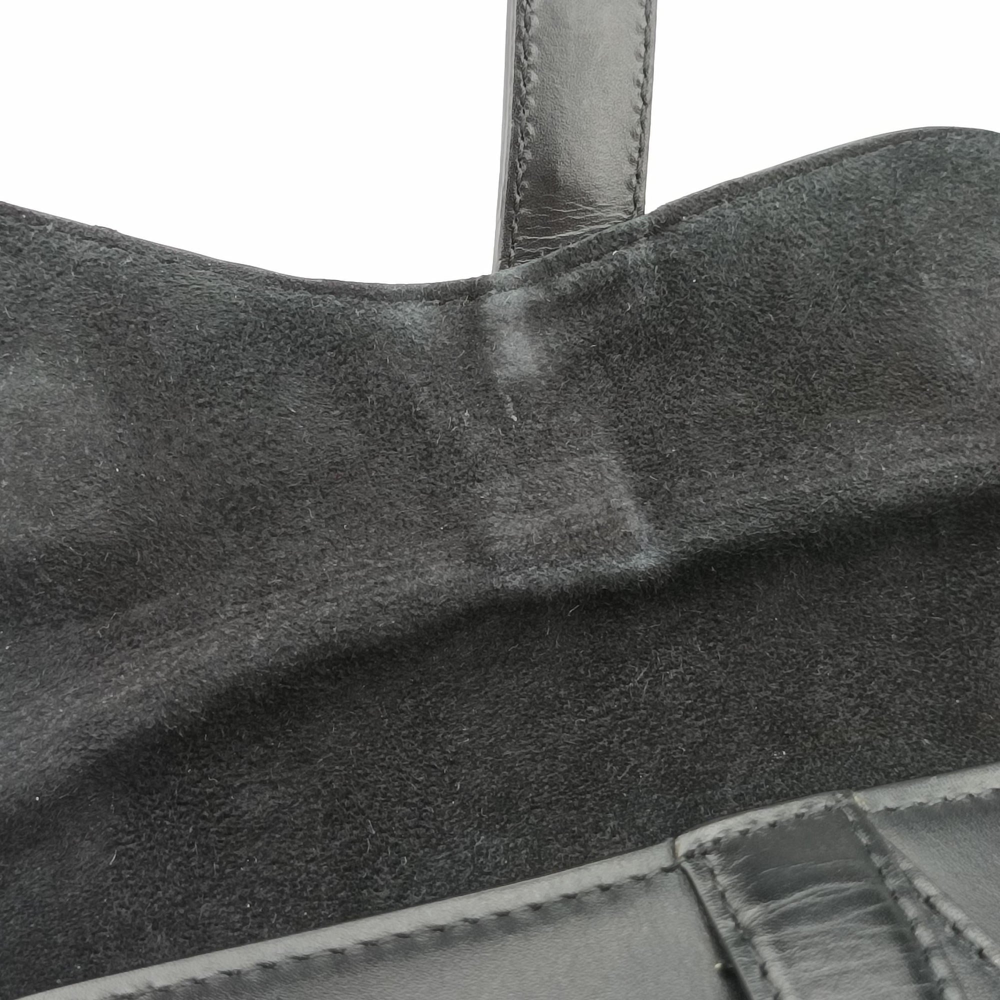 Pre-owned Christian Dior saddle Black leather  bum bag/waist bag | stylenewstar