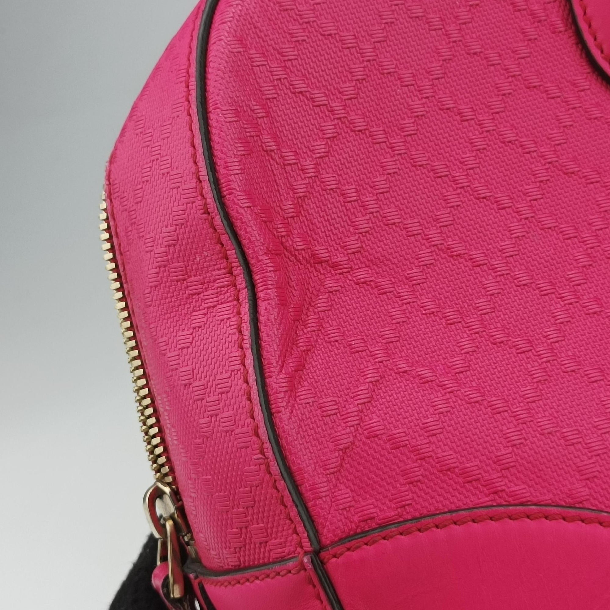Pre-owned Gucci Bright Diamante Rose Leather 354332 shoulderbag | stylenewstar