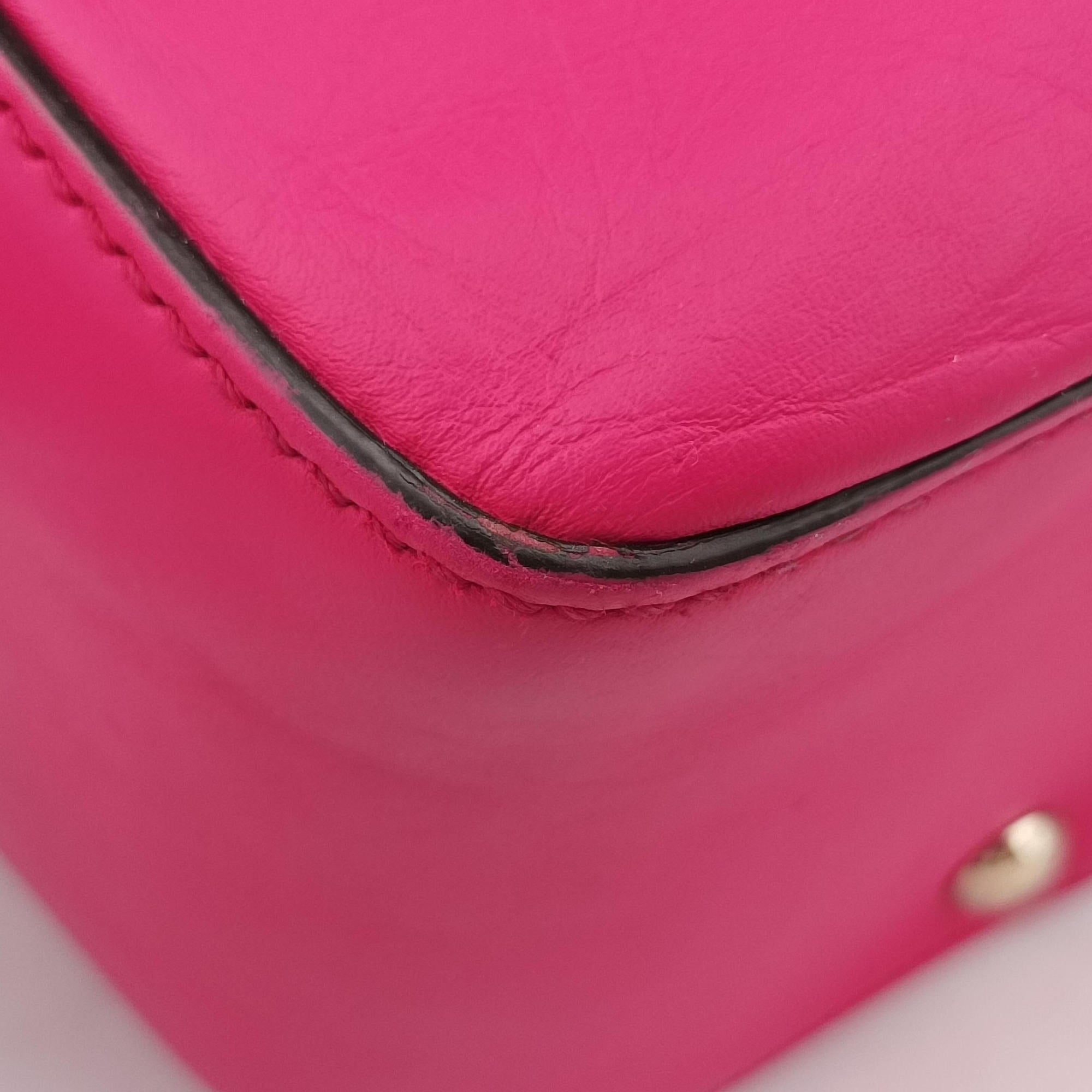Pre-owned Gucci Bright Diamante Rose Leather 354332 shoulderbag | stylenewstar